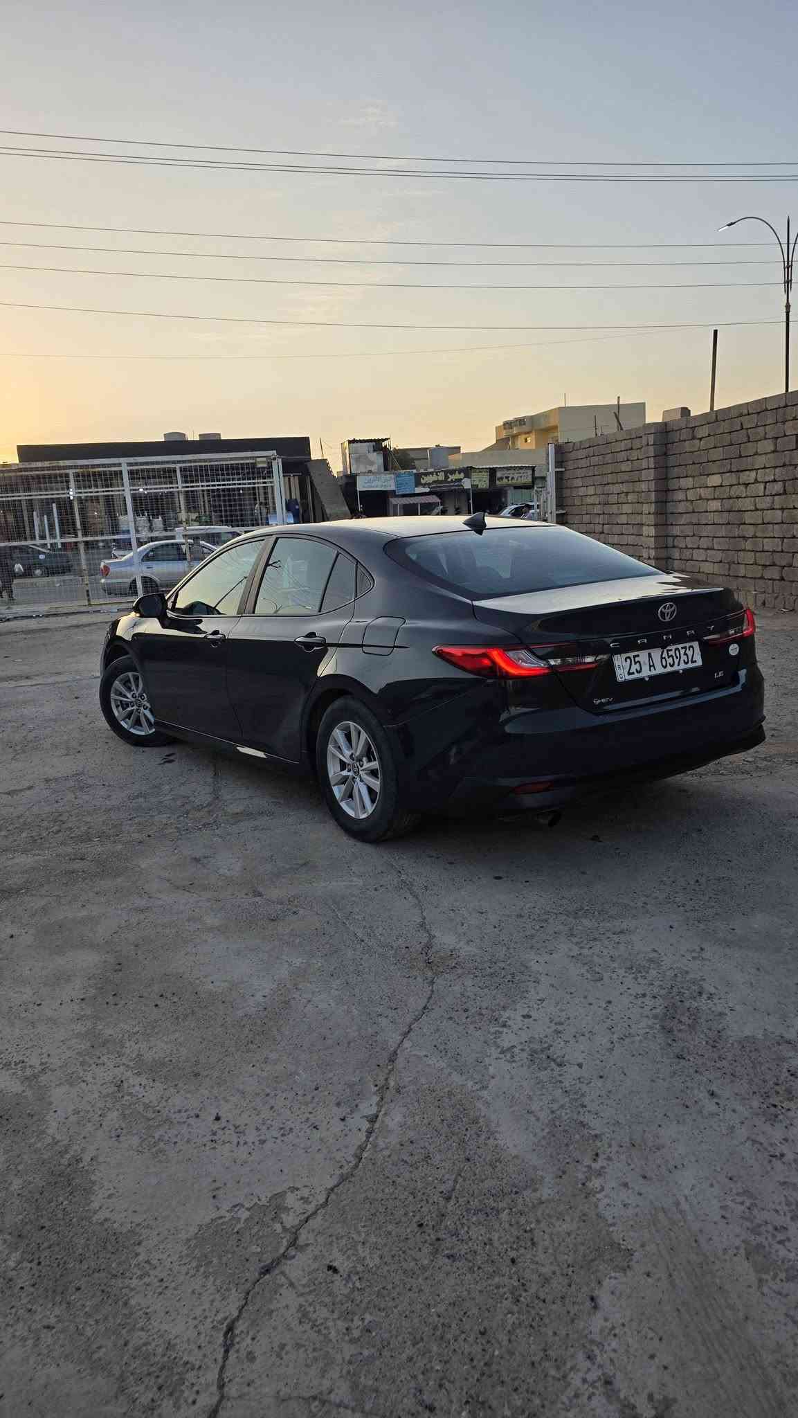 السلام عليكم ورحمة الله وبركاته 
✅️معرض الناصر 
TOYOTA CAMRY LE 2025✅️
✅️كامري موديل 2025  LE
🛑مواصفات 
بصمه تشغيل
 أشير بالمري نقط عمياء اتو هولد
الضرر خلفي 
صور الضرر ورقم الشاصي بالمنشور 
مرقم كركوك حرة تحويل مباشر 
ماشيه 98 الف ميل
جيك صور الضرر والشاصي
العنوان الزاب قريه اصبيح تحتاني
🛑***********
