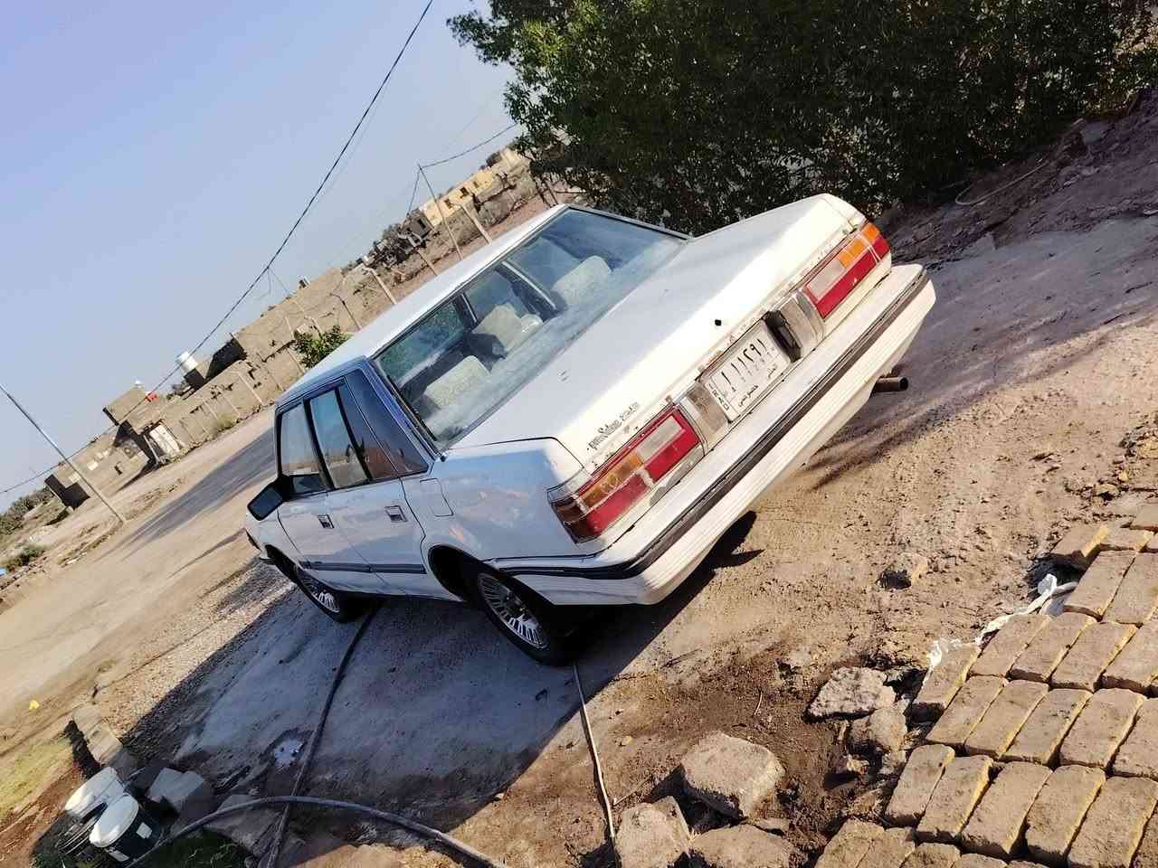 السلام عليكم سوبر موديل 87 رقم مثى لماني
محرك جديد كير جديد حداد حلوة سيارة جاهزة غرفه 
كهرباء 
محرك 2ونص 
تحويل مباشر 
مكان ذي قار لسعر ٢٨ مع مجال بسيط كلش حك الجيه ***********
