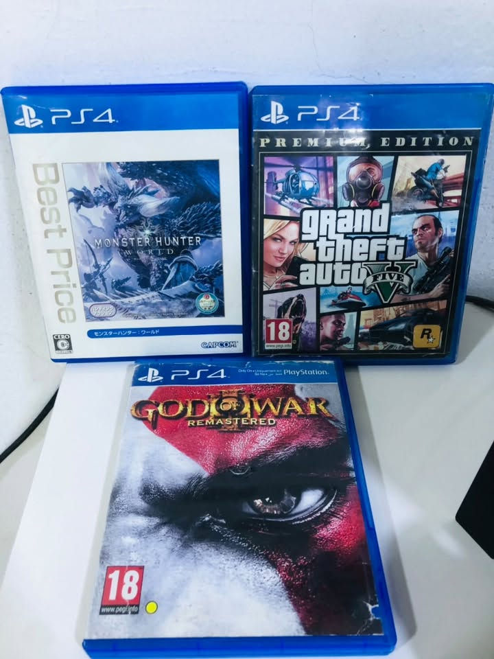 سلام عليكم بلي فور فات مهكر للبيع ذاكرة نص تيرا
بي 2 يدات
و 3 اقراص God of war,Gta 5,Monster HUNTER
الجهاز نضيفف
السعر 185 وبي مجال حك الجية
مكاني ديالى بعقوبة خلف المحافضة
***********

نص مكتوب في الصور:
- mustafa m God of War III Remastered بدء SHAREfactory SPARK