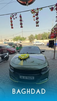جارجر موديل2018 SXT Plus  رقم بغداد بأسمي  حادثها باب مصبوغ وايرباك بر...