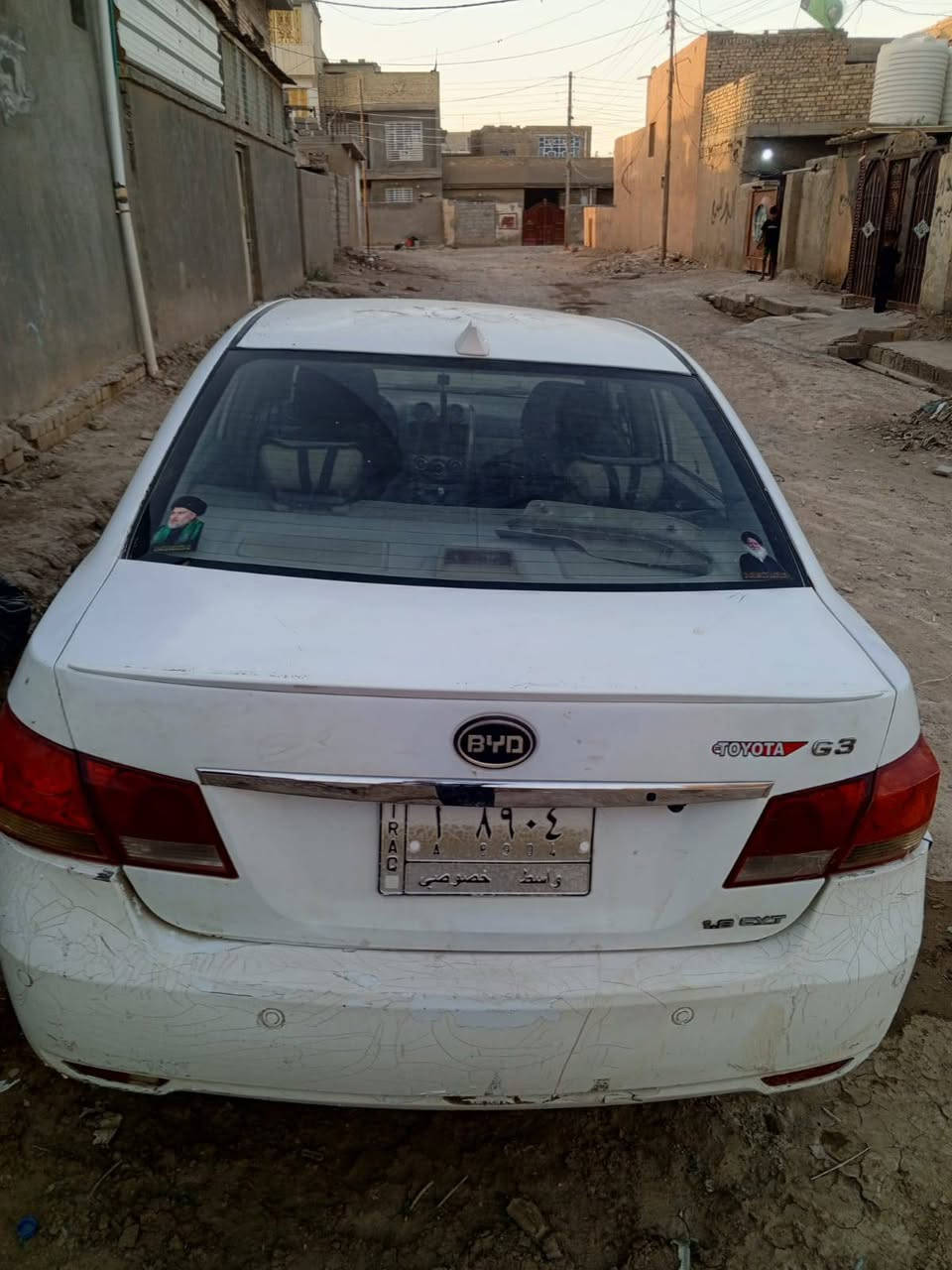بي واي دي G3 2013كير ومحرك كورلا اوتماتيك تبريد منظومة جديدة ثلج محرك جديد كير جديد تخم تاير جديد السعر 45 و بيهة مجال بس شرط التحويل يعني تشتري وثاني يوم تحول تكتب بالمكاتبة رقم واسط مشروع وطني 
العنوان بغداد النهروان 
***********
