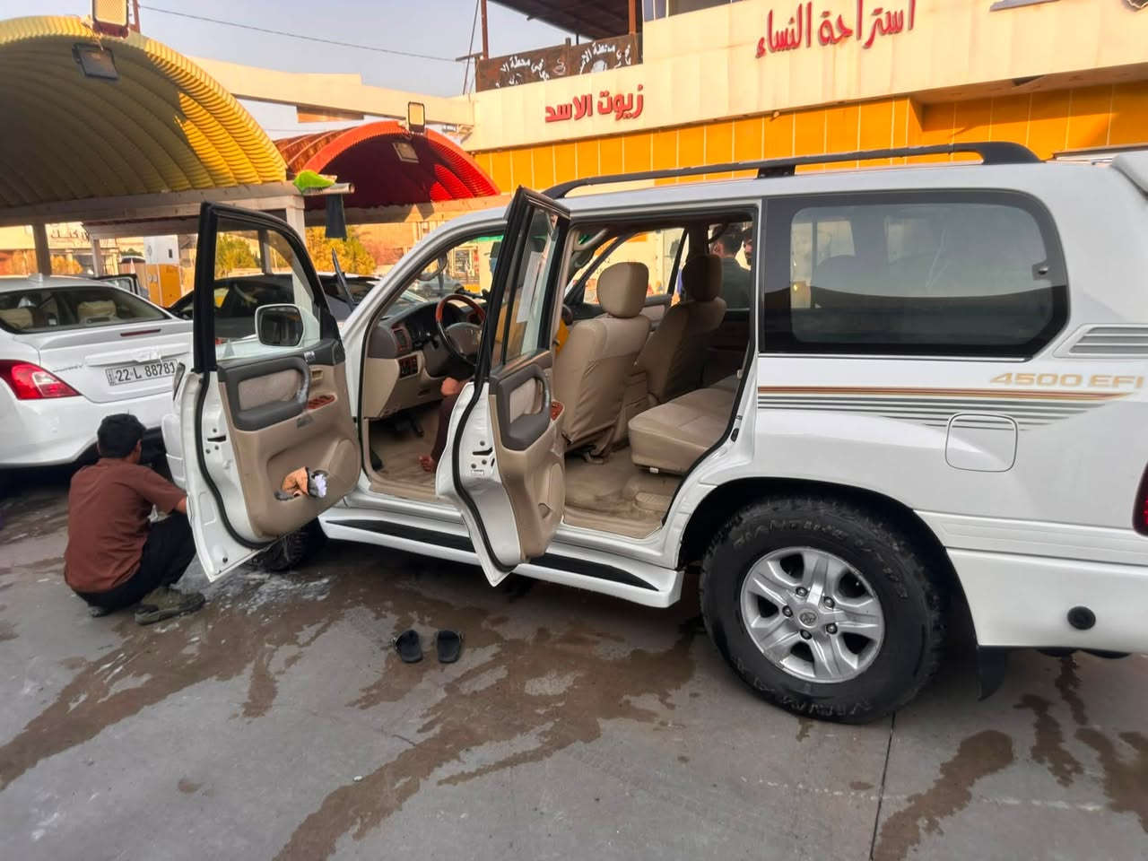سلام عليكم
لاندكروز 2007 البيع
سياره كفاله 
جاهزه حداديه جديده
تخم تاير 
دبل تانكي 
ملاحضه (منضومه غاز)
3 قطع تبريد 
كير ومحرك خير من الله
كهرباء وتبريد شغال
هوك خلفي 
فتحه سقف 
كامره خلفيه
حساسات 
رقم بصره تنتهي 28 
بسمنه سياره وهزه جديده 
وترايك وين مايعجبك
تلفون ***********
عنوان البصره
وسونار مرفق ويه صور
