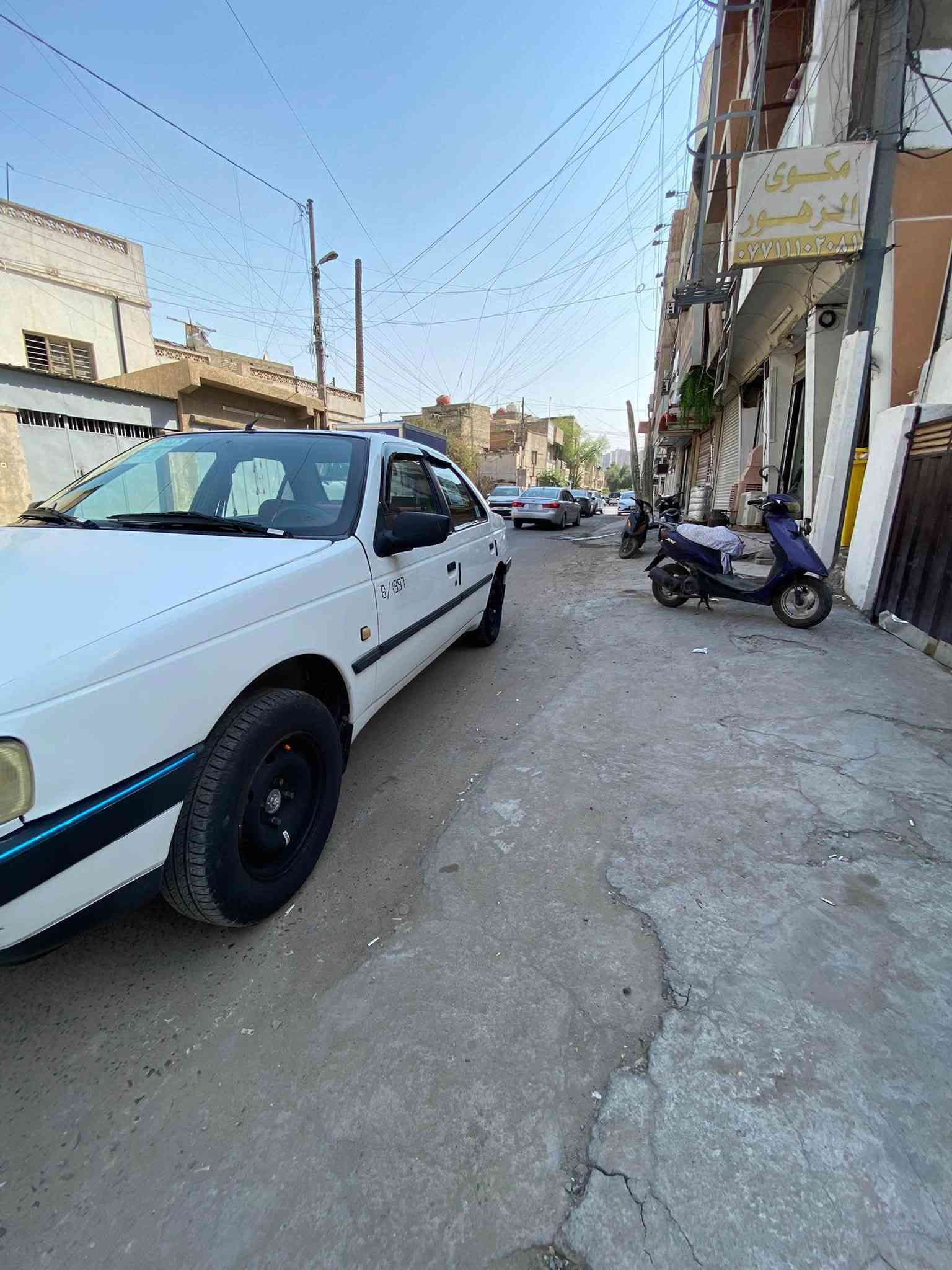 السلام عليكم انتصال عل رقم او وتساب مامتواجد عل فيس (***********) بيجو 405 جيلكس مديل ٢٠٠٩ رقم بغداد الدولي انكليزي سنويه جديده ) مكينه بدون تنقيص ولا تبخير كير تخم تاير جديد باتري جديد جامه اماميه جديده باور جديد لايت زنون صدر شاشه تاب لاضربه ولا صبغ فقط بنيد تبديل مال شركه ) عنوان بغداد الكرخ ساحه عدن سعر ٣٧
