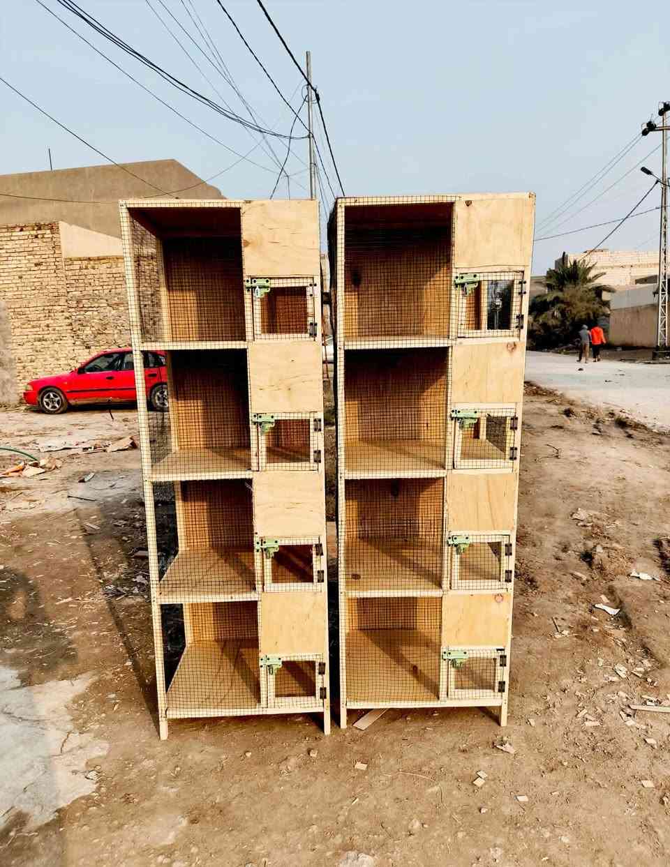 أقفاص مال طيور • كبير وسط صغير • كمية محدودة