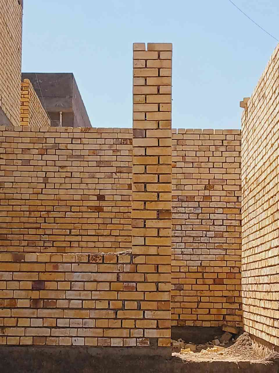 خلفه بناء درجه اولى استمرار بالعمل استلام مهندس شرط ناخذ مكطوعه وناخذ عل دبل وبليوميه ***********
