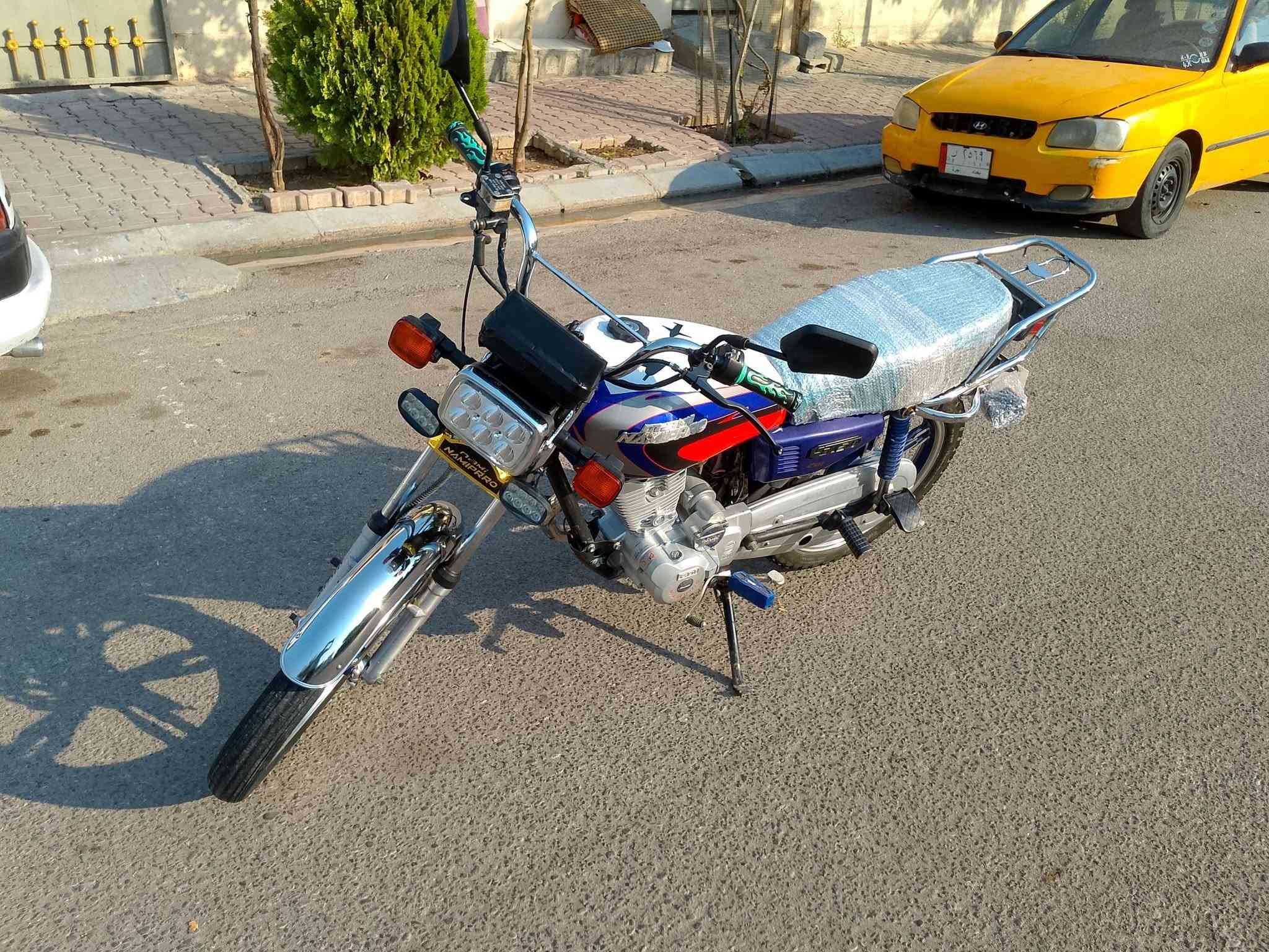 دراجه خمسه كير موديل 2020محرك ما مفتوح لا صرف ولا بخار ولاصوت كهربائية كوله شغال لايت وأشارت وبكليت وسلف تايرات جدد وياله عدله مسطره السعر 450وبي مجال الشراي يخابر على رقم موبايل ‏‪***********‬‏ العنوان كركوك أسرى ومفقودين
