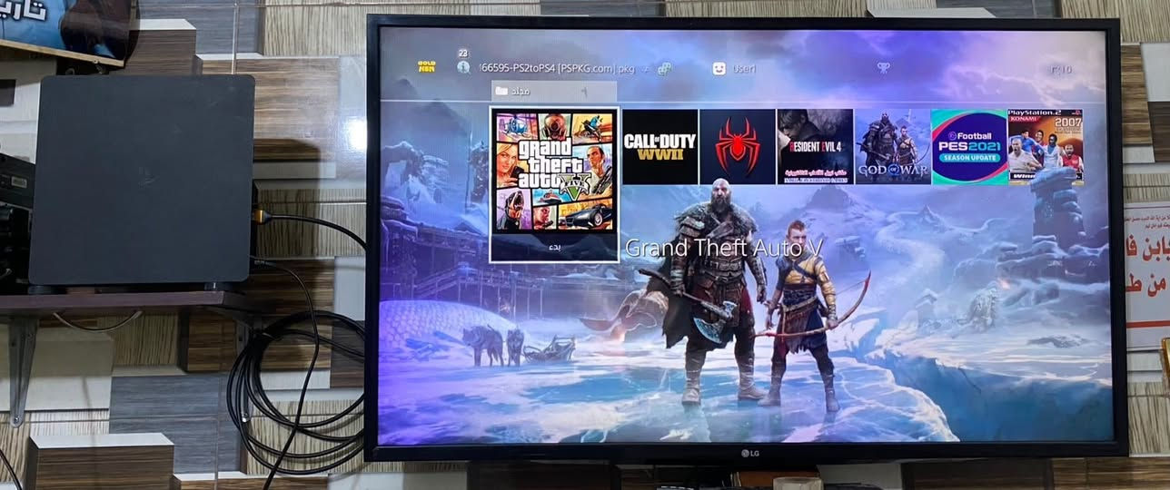 Ps4 slim
نظافته ١٠٠٪؜ مامفتوح أبدا 
لوك ستيكر كله شغال cd
مهكر نظام١٢.٥٠  ذ ٥٠٠كيكا 
تهكير متصفح مستقر ١٠٠٪؜ 
اثنين جوستك أصلي وتجاري 
ملحقاته واير اج دي  وكهرباء وشحن جوستك 
ألعابه: 
راكنورك
بيس٢١
سبايدر مان
رزنت ايفل٤
جيتي اي
بيس٢٠٠٧
الحرب العالمية الثانية

مكاني بغداد
***********
السعر ٢٨٠ مجال جدا بسيط
