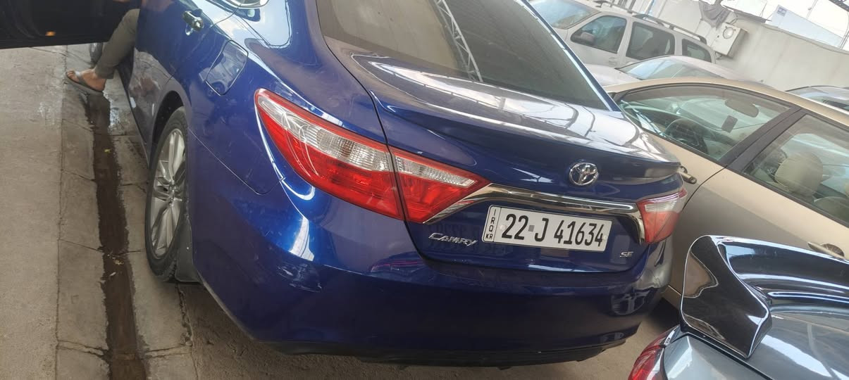 كامري 16 لون ازرق داخل اسود سقف بيجي
كير محرك خير من الله تبريد تخم جديد +تخم تايرات جديد تحكمات كلهاا شغاله بيها صبغ  جاملغ صفحة النفر وبونيد بدون دواخل $125 بيها مجال بسيط  مكاني الموصل كوكجلي الاستفسار ***********
