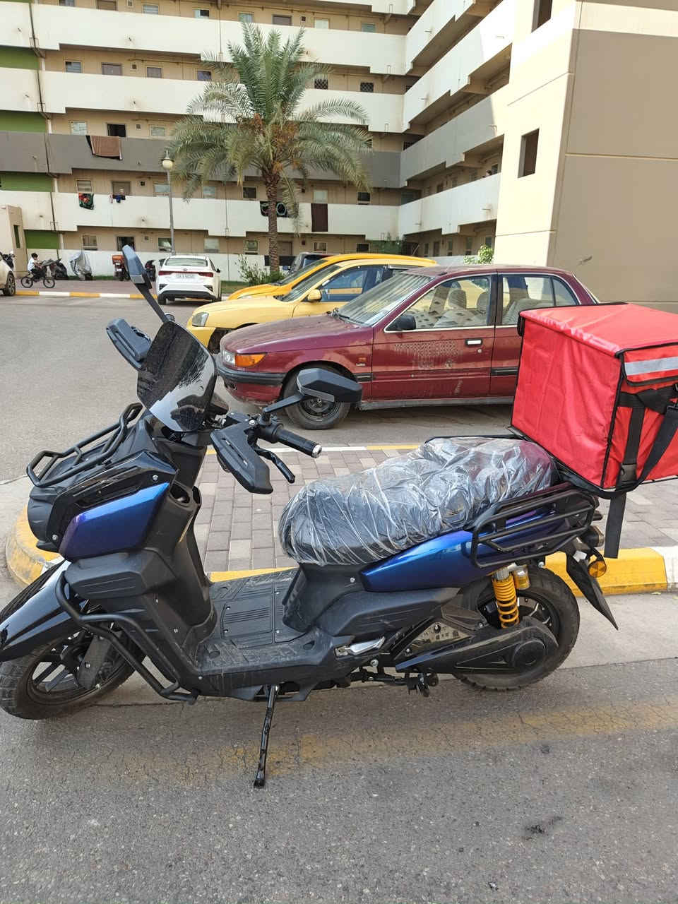 دراجة شحن • ٦ بطاريات • مشيه ٨٠ كم