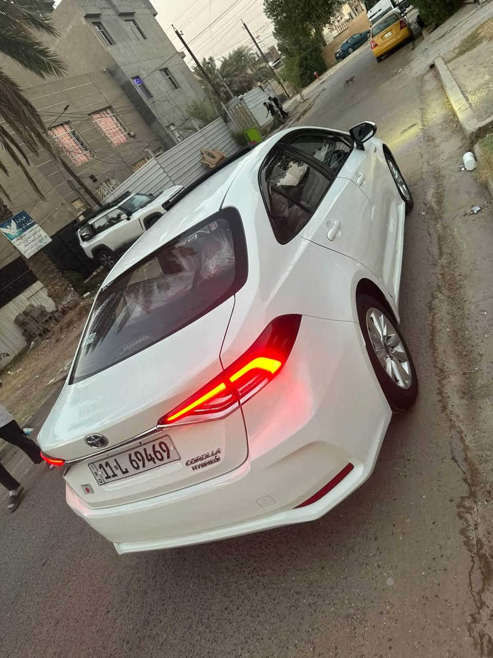 للبيع كورلا هايبرد موديل 2024
✅ خليجي 

✅ زيرو

✅ الموديل 2024

✅ سعة المحرك 1,8L

✅ مرتبط بناقل حركة أوتوماتيكي 

✅ لايت زينون

✅درايف مود 

✅ ويل كب 15

✅ مفتاح التشغيل بصمة

✅ دشبول ديجيتال 

✅ شاشة اصلية

✅ المقاعد مخمل 

✅ تتسع المقصورة ل 5 ركاب

✅ مثبت السرعة Cruise

✅ تحديد المسار

✅ المودات والأوامر الصوتية

✅ فحص أنظمة السيارة 

✅ حساسات ضغط اطارات 

✅ تبريد شاشة

✅ قطعتين تبريد

✅ هاند بريك بصمة

✅ نظام مانع الانزلاق 

✅ا ISOFIX    ايزو فكس

✅ اوتو هولد Auto Hold 

✅ اشارة في المرايا الجانبية

✅ مخرج منفذ الطاقة

✅ ا  Bluetooth 

✅ تطعيم الدواخل ألمنيوم 

السيارة ماشية 96 الف
السيارة بيها طخة صغيرة بالتكمة السعر ب(143)
العنوان بغداد حي العامل للاستفسار الاتصال(***********)
