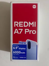 REDMI A7 Pro ذاكره 128 بطاريه 6000ملي امبير جهاز نضيف ماصار اسبوع من م...