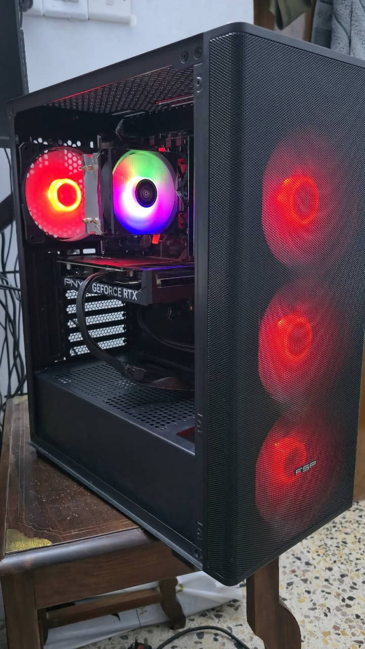 السلام عليكم
CPU: R5 5500 مبرد هوائي

GPU: RTX 4060 8GB PNY DUAL نضيف جداً اقصى حرارة 67 

RAM: 16 8×2 DDR4 3200MHZ LEXAR 

M.2: 1TB GEN 3 3500MB/S LEXAR

PSU: 650W RUIX BRONZE 80+

M.B: ONDA B450+B DDR4

CASE: 6 FAN FSP 

اخوان الكيس نضيف جدا وبدون مشاكل و نضيف استعمال شخصي للالعاب الجامه الامامية موجوده الكرت حرارته 67 تحت الضغط كراتين القطع موجوده كلهن و مع الكيس انطيك ماوس و كيبورد 

سعر الكيس : مليون و ٢٠٠ بيه مجال بسيط جداً شباب مجال بسيط مو ٢٠٠ الف 
مكاني بغداد الاعلام اذا تريد توصيل نتفاهم 
للتواصل على الواتساب : ***********
