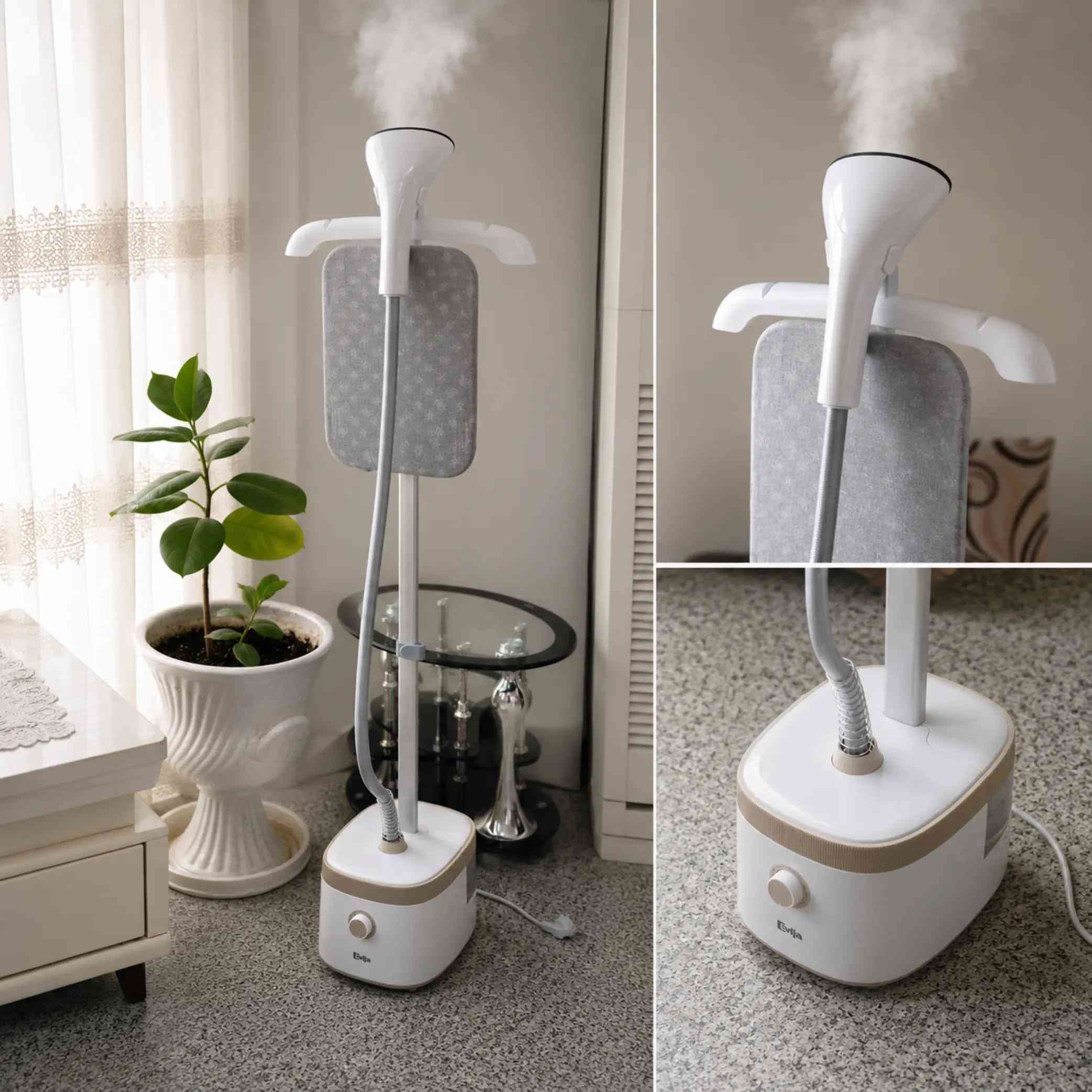 ✨ كيّ مثالي بكل سهولة! ✨ مع Evija Garment Steamer خلّي ملابسك دائماً مرتبة وأنيقة 👔🔥 💨 بخار قوي وسريع ⚡ قدرة 2000 واط 💧 سعة خزان كبيرة تصل إلى 2300 مل 👕 مناسب للملابس والأقمشة المختلفة ✅ موديلات متعددة وبأداء مميز 📍 متوفر الآن في معرض أحمد الوائلي للأجهزة الكهربائية 📌 الديوانية – شارع السراي 📞 *********** 🔥 لا تخلي التجاعيد تفسد أناقتك… خلي ملابسك دائماً بأبهى صورة! #Evija #GarmentSteamer #مكواة_بخار #أجهزة_كهربائية #معرض_أحمد_الوائلي 
