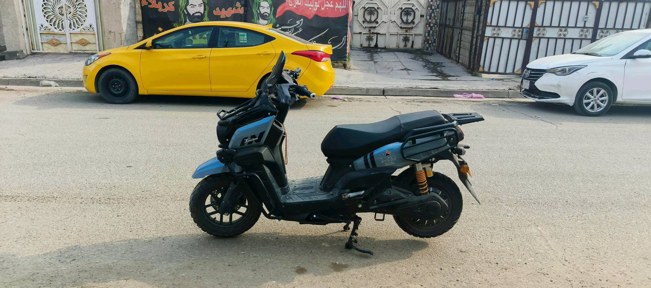 دراجه شحن اباتشي سته بطاريات دراجه نضيفه