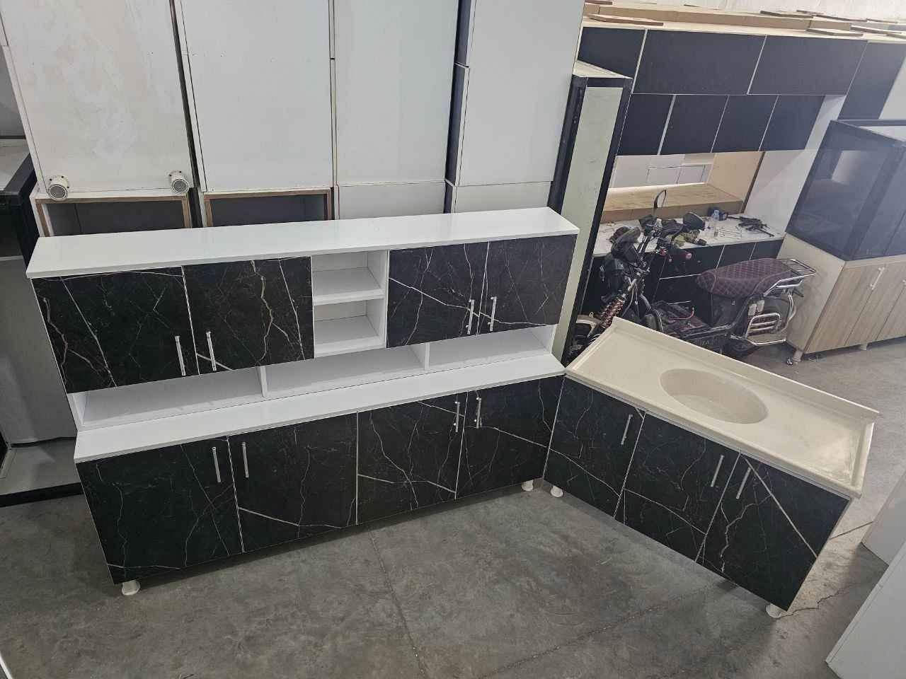 كاونتر MDF • مترين • سنك متر