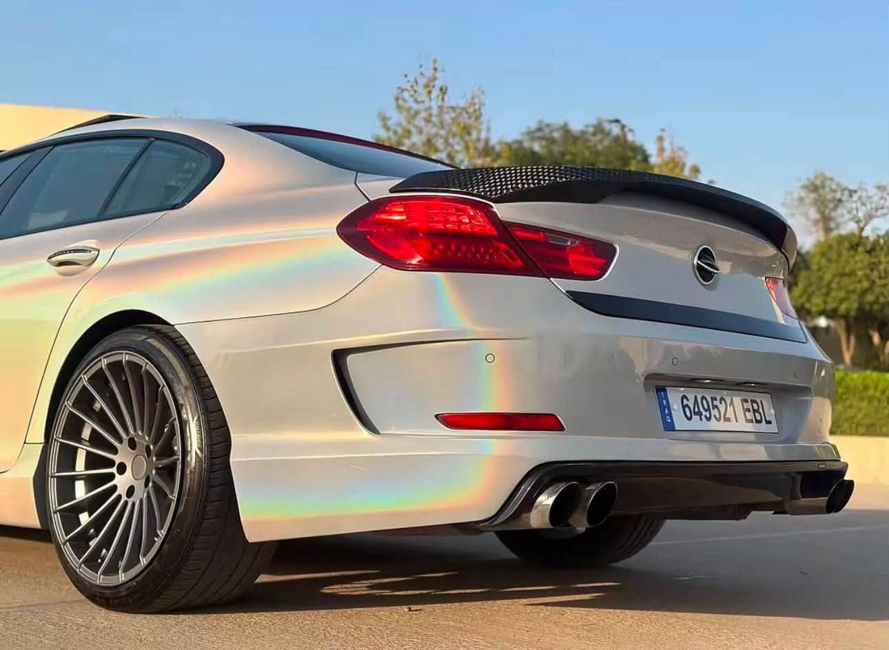 🔥🇮🇶 للبيع | BMW 640i HAMANN — وحيدة بالعراق 🇮🇶🔥

😍 مو Kit هامان… هاي HAMANN أصلية.

 واحدة من أندر سيارات الـBMW بالعراق:

BMW 640i HAMANN | موديل 2013 | عروش

السيارة HAMANN أصلية وكالة، مو Kit تجاري ولا قطع مقلدة، وحتى بالسنوية مثبت اسم HAMANN.
وعندي صور رسمية للسيارة منشورة من شركة HAMANN نفسها ويا الصور.

🚀 المحرك والأداء:
• 6 سلندر TwinPower Turbo — N55 🔥 
• قير أوتوماتيك 8 سرعات
• M Package
• Downpipe + Exhaust HAMANN
• ماشية 110,000 مايل حقيقي
• محرك + قير مكفولات
• السيارة بدون حادث ومكفولة

💎 قطع HAMANN الأصلية:
• HAMANN Carbon Kit كامل
• HAMANN Carbon Fiber Spoiler
• HAMANN Exhaust
• HAMANN Wheels
• Carbon Fiber داخلي وخارجي
• جناح كاربون
• تعديلات HAMANN إضافية كثيرة

💰 قيمة بعض قطع HAMANN وحدها:
• الاكزوزات أكثر من 5,000$
• الكاربون Kit أكثر من 11,000$
• Kit HAMANN أكثر من 11,000$
• الجناح أكثر من 7,000$
• وحتى الدبلات HAMANN أصلية

📸 أسعار وقيمة قطع HAMANN موضحة بالصور، بالإضافة إلى صور السيارة من شركة HAMANN نفسها.

✨ المواصفات:
• أبواب شفط
• رادارات
• 5 كاميرات
• بردات
• سقف Rolls-Royce
• داخلية نظيفة جداً
• لون مميز ونادر
• استيراد VIP
• مواصفات 1/1
• Carbon Fiber داخل وخارج
• هواية إضافات وتعديلات راح تبين بالصور

🔥 السيارة من دخلت زيرو كان سعرها 21 شدة، واليوم عليها استثمار كبير بقطع HAMANN الأصلية.

⭐ تحويل وكالة من ثاني يوم
⭐ سيارة بدون حادث
⭐ مكفولة
⭐ المحرك والقير مكفولات
⭐ HAMANN أصلية ومثبتة

📩 للجادين فقط — التفاصيل والسعر على الخاص.
او 
***********
***********
