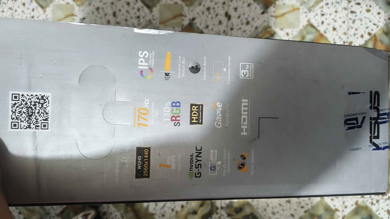 شاشة asus tuf 2k 27
حجم 27
Ips 
170hz
 2k
مكاني نجف وتوصيل موجود أن شاء الله 
وهذا رقمي *********** النجف, العراق
