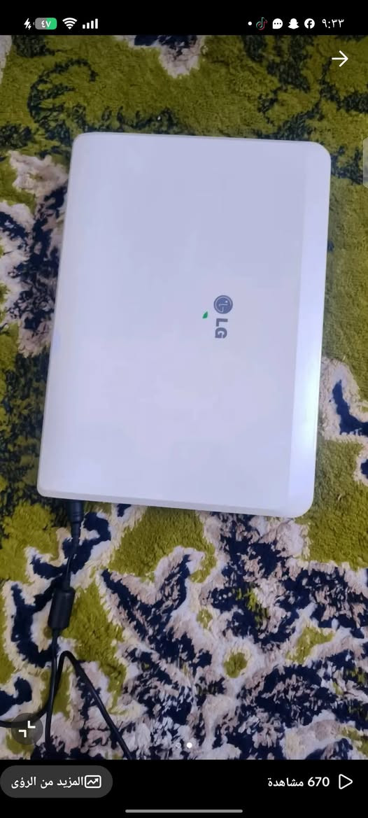 لابتوب LG 
للاستفسار واتساب ***********
