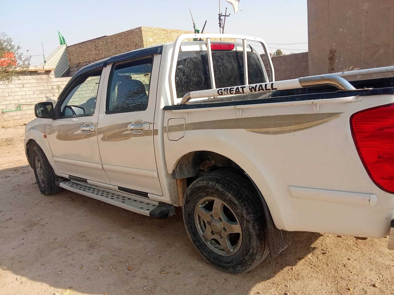 السلام عليكم كريت ويل موديل 13
مكفوله من الضربة وتبديل كير ومحرك  مكان نجف رقم
قادسيه السعر  56 وبيها مجال النتصال ***********
