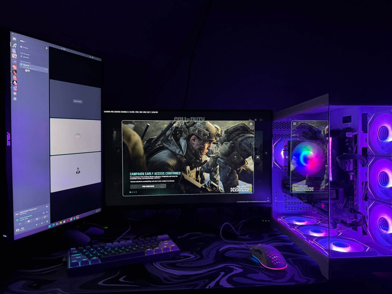 سلام عليكم للبيع بي سي مواصفات

R5 7600X
B650-P msi pro wifi
Ram 16GB ddr5 CORSAIR VENGEANCE 5600MHZ
COOLER S4000
RTX 4060TI 16GB ASUS DUAL
M.2 512GB
m.2 1TB
HDD 1TB
P.S 750W 80+ GOLD THERMALRIGHT PCI-E 5.0

متوفر شاشه 27 msi 180hz 2k
وشاشه لخ asus 24 165 hz
fhd
وكيبورد ريد دراكون ريد سويتج
ماوس zxt
ماوس باد ويو بي اس 2000 اليو بي اس 
ابيع كامل السعر مليونين150
مكاني البياع المواصلات
رقمي***********

نص مكتوب في الصور:
- 9:58 م Baghdad