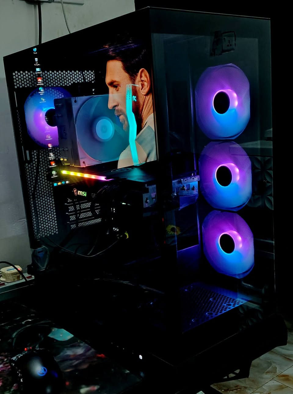 تحية طيبة للجميع
متوفر تجميعة كيمنك للبيع كيس فقط 
السعر مليون ١٥٠ الف

CPU I5 13400F 10 CORE 16 THERADS 
COOLER CPU DEEP COOL AG400 
M. B ASUS PRAIM B760M R DDR4 
RAM 8X2 16GB DDR4 TFORSE 3200MHZ
GPU RTX 3070 MSI X3FAN SUPRIM RGB
CASE BLACK SAMA X4 FAN ARGB TYPE C 
POWER XIGMATEK 600W PLUS 80 BRONZ
M. 2 NVME 256GB KINGSTON 
HDD 1TB WD

مكاني موصل توصيل موجود 
للتواصل *********** واتسب
