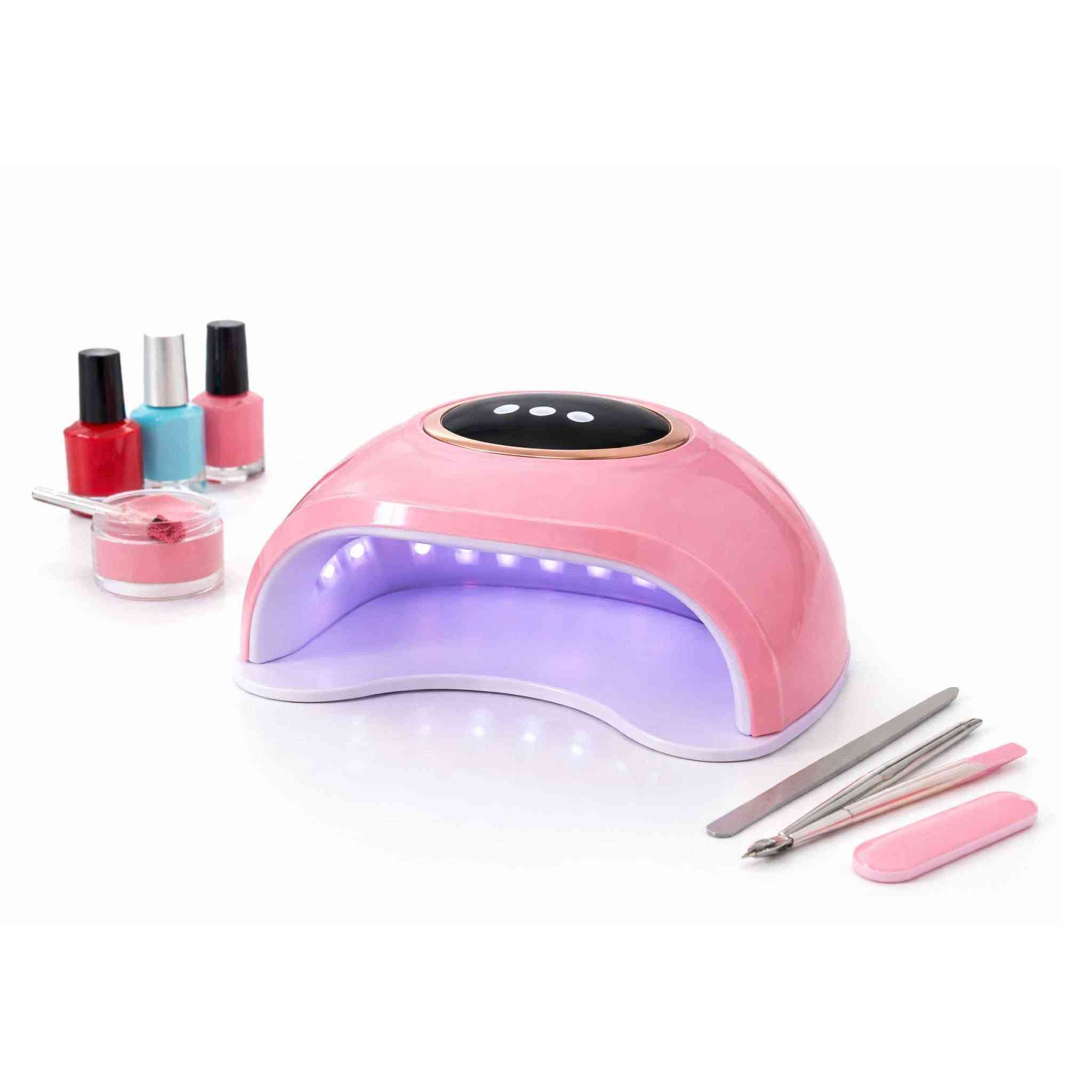 ✨💅 خلي لمعة أظافرك دايمًا جاهزة… وبكل أناقة!

مجفف الأظافر LED/UV اللي يخلي كل جلسة عناية كأنها صالون احترافي بالضبط!

⚡ يجفف بسرعة بثلاث سرعات: 30 ثانية، 60 ثانية، و99 ثانية مع استشعار تلقائي
🌞 ضوء لطيف يشبه ضوء الشمس… مريح للعين وما يأذي البشرة
💎 يحافظ على لون الجل بدون اصفرار، ويعطيك لمعة ثابتة وقت أطول
🏠 تصميم جميل ومناسب للبيت أو الصالون
🔆 متوفر بخيارات إضاءة مختلفة لتناسب كل احتياجاتك (12 – 18 – 30 LED)

معاه… كل جلسة أظافر تصير أسرع، أمان أكثر، ولمعة أحلى! 💖💫

يوجد توصيل للجميع محافظات العراق والتوصيل مجاني البصرة, العراق

نص مكتوب في الصور:
- NAIL POLISH / ACRYLIC DRYER
- CURING UV/LED LAMP FOR NAILS
- UV/LED NAIL DRYER FOR GEL POLISH & ACRYLICS