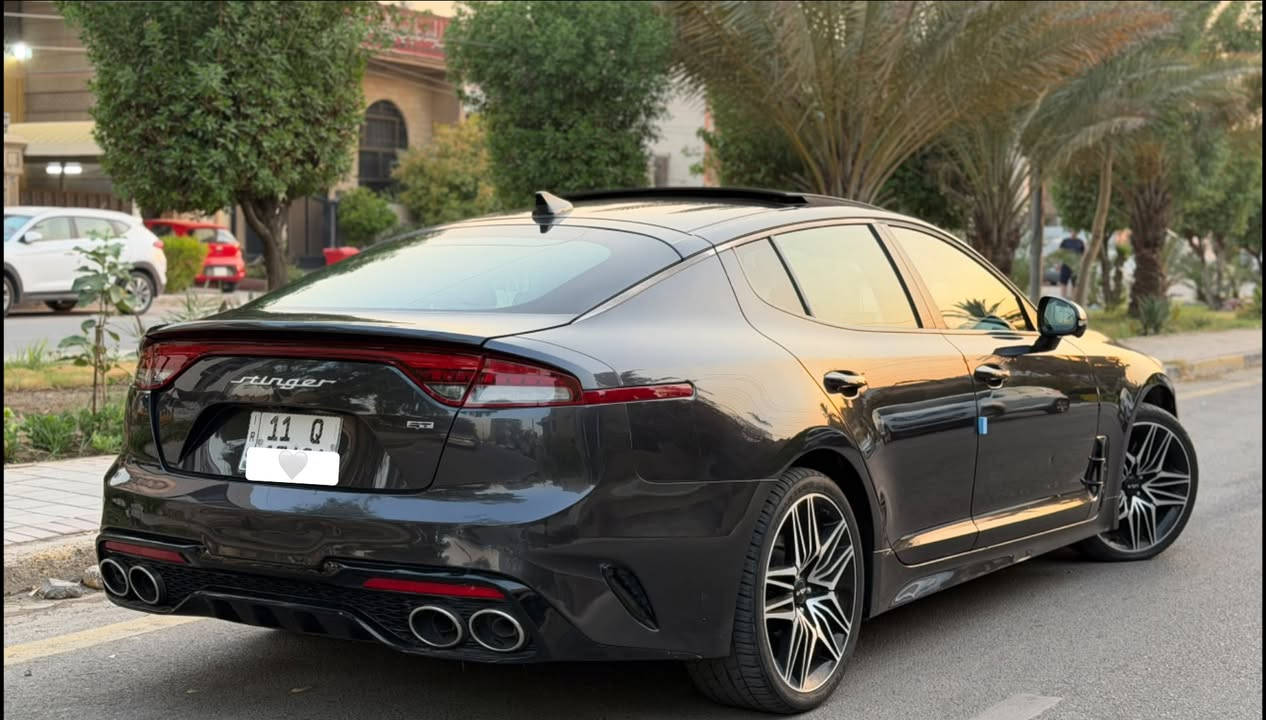 السلام عليكم
كيا ستنكر GT2   V6 
موديل 2023
مكينتها 3.3TT تون تيربو

المواصفات  فول مواصفات اعلئ فئة 

1-بانوراما

2-نظام داتا شو(يعرض السرعة وباقي تفاصيل السيارة على الجامة مقابيل السايق)

3-بصمه

4-خمس كامرات 

5-شاحن لاسلكي

6-سستم صوت 15 سماعه🎙️

7-تبريد وتدفئة كشنات 

8-كشنات جلد حضن رياضي الون احمر 

9-كشنات كهرباء وميموري

10- 5وضعيات قيادة

11-تدفئة ستيرن

12-حساسات امامي خلفي

13-نقطة عمياء

14-اوتو هولد

15-انارة دشبول 7 الوان

16-توقف ذاتي

17-سايد بريك بصمه

18-رادار امامي وخلفي وجانبي

19-نظام كروز كونترول

20-تحديد مسار على خطوط الشارع

21-لايت زينون ولد نهاري

22-بريك بريمبو 6بستم

23-شاشه حجم كبير

24-ستيرن كهرباء وتحكم كامل

25-تشغيل عن بعد

26-مري شفط 

28-ستيراً رياضي D 

29لايتات زنون دبل عدسه 

30-مري شفط + قلاب  

31 -LED نهاري 

32- كامره تشتغل ويه الاشارة

33- كير طياره 

34- وضعيات الستيرن كهرباء 

35- كزوز رياضي بلادي

36-نيكلات برونزي 

37- فجوج برمبو احمر 

38 صندوك كهرباء 

رقم بغداد الجديد بأسمي وهزة جديدة 

بيها صبغ جاملغ وبنيد وباب 

مكان السياره بغداد حي الجامعة 

الرقم *********** 

السعر ١٦٠ ورقة
