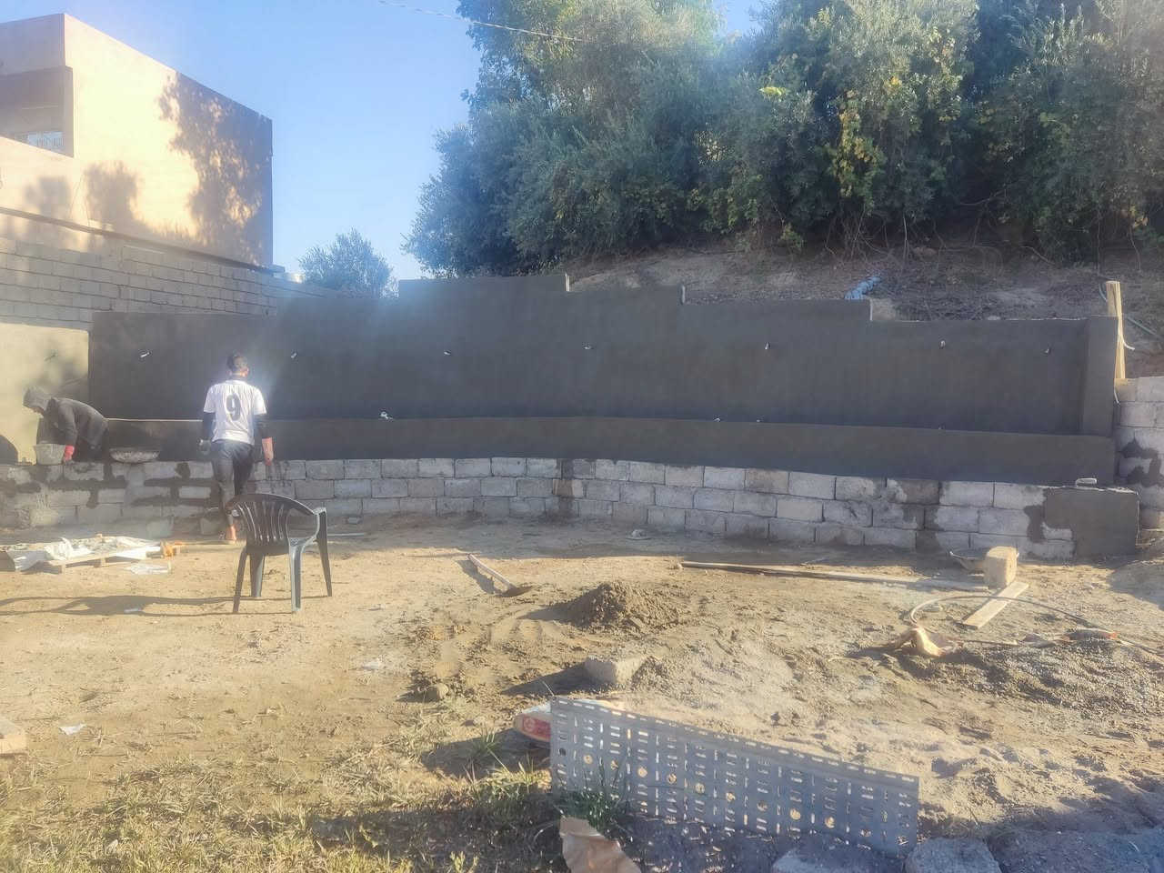 بناء بلوك • لبخ وصب • تفليش