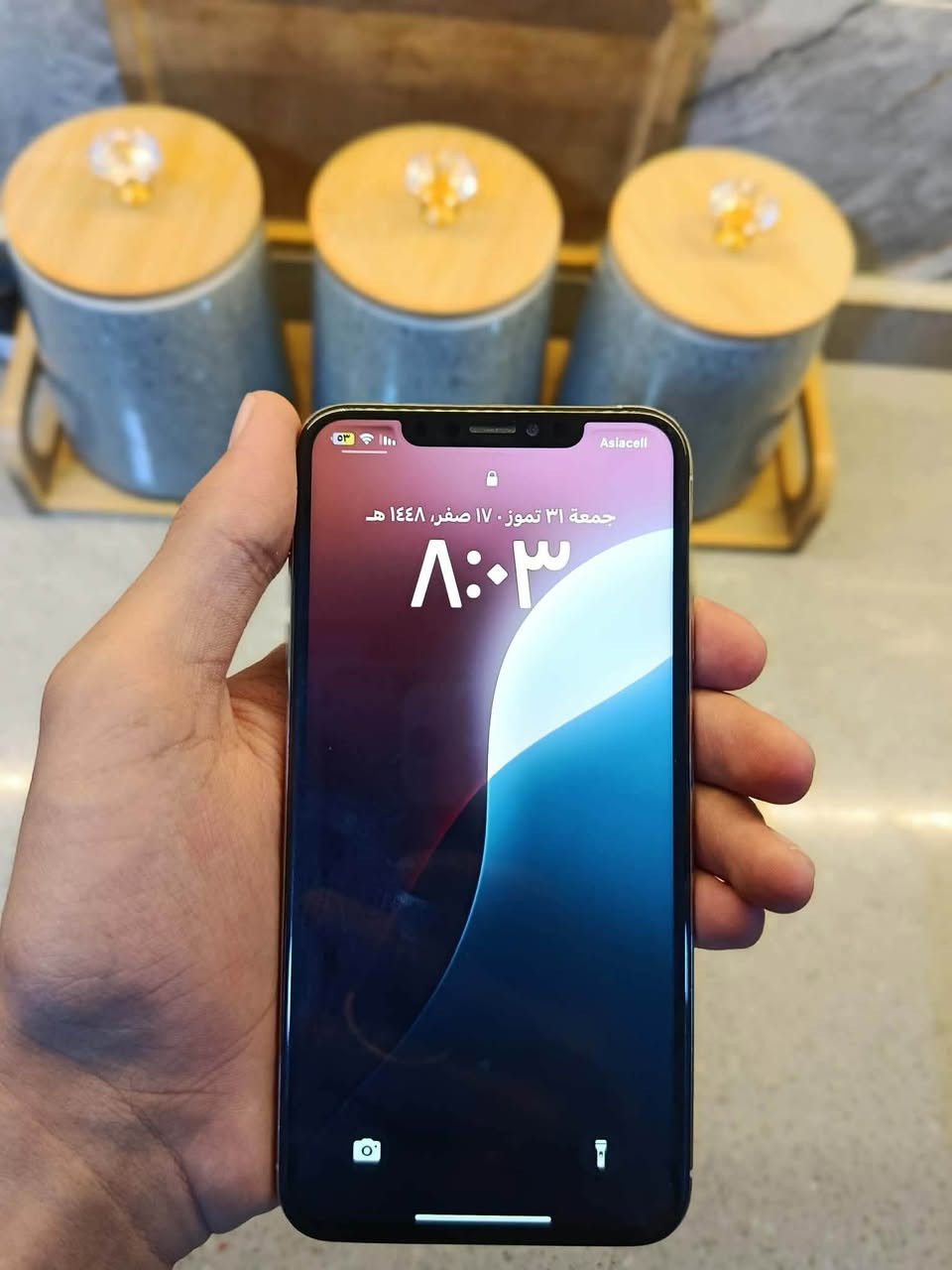 السلام عليكم
￼

‏iPhone XS Max

ذاكرة64 بطارية  100مبدل بطارية فقط

والضهر بي جم فطر

وسعر مناسب اكتب تم بل تعليقات وادزلك السعر أو اتصعل على هذا الرقم بي واتساب همين***********
