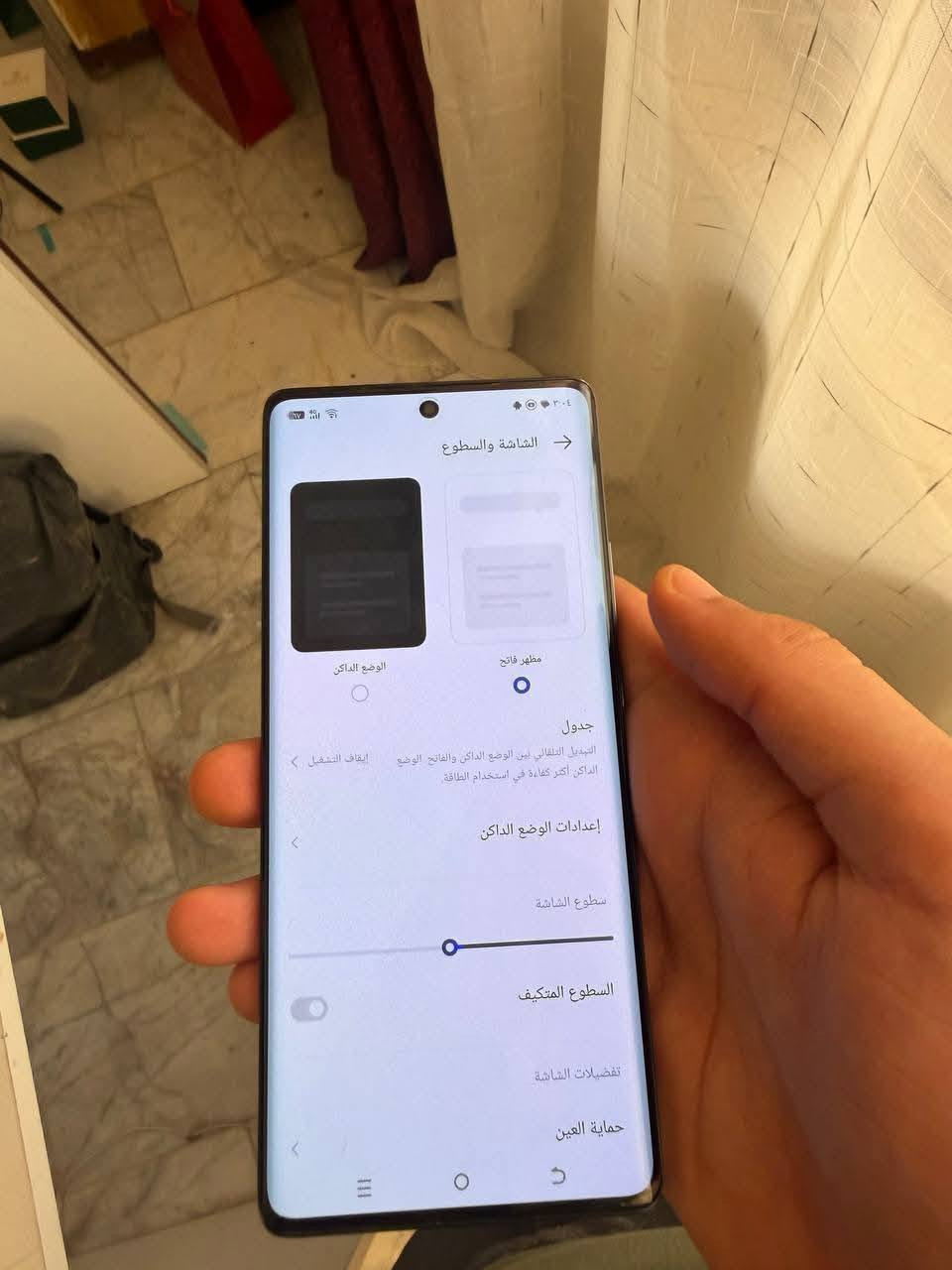سلام عليكم عندي ايتل s25 الترة الذاكرة 512 الرام 16 للبيع او مراوس السعر 180 المكان بغداد تقاطع العامرية

نص مكتوب في الصور:
- هاتفي itel استنادا إلى Android 15.1.2 التحقق من التحديثات اسم الجهاز itel S25 Ultra الطراز itel S686LN وحدة المعالجة المركزية UMS9230S (T620) RAM 8.00 GB+5.00 GB الكاميرا الخلفية 50M+2M الكاميرا الأمامية 32M البطارية 5000mAh الشاشة 1080x2436
- ٣:٠٤ معدل تحديث الشاشة عالي قياسي التبديل التلقائي ١٢٠ هرتز كحد أقصى، سيمنحك شاشة أكثر سلاسة ولكن قد يستهلك البطارية أسرع. معدل التحديث القياسي ٦٠ هرتز كحد أقصى، يمكن أن يساعد على زيادة عمر البطارية. سيؤدي معدل تحديث الشاشة الأعلى إلى تحسين العرض السلس، ولكنه سيقلل من عمر البطارية.