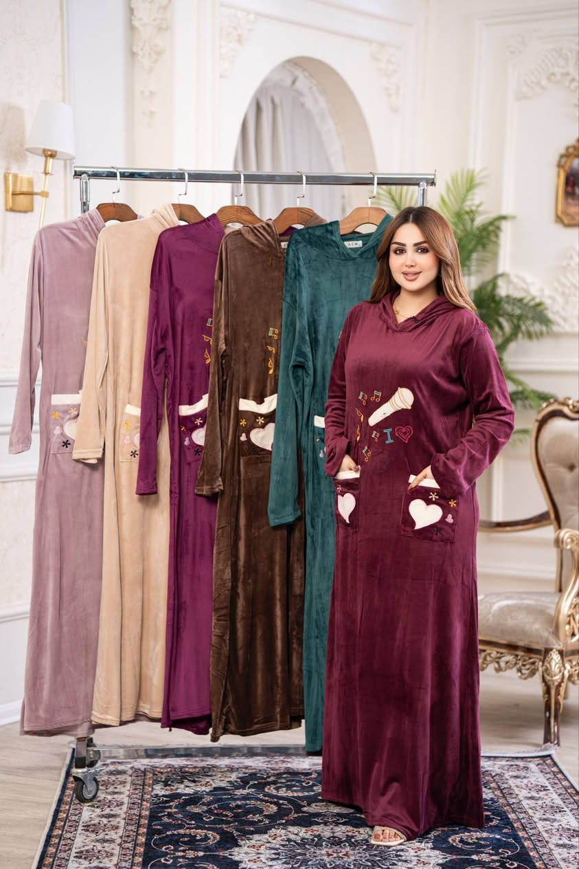 نسائي • مخمل سوفت • مقاسات L-3XL