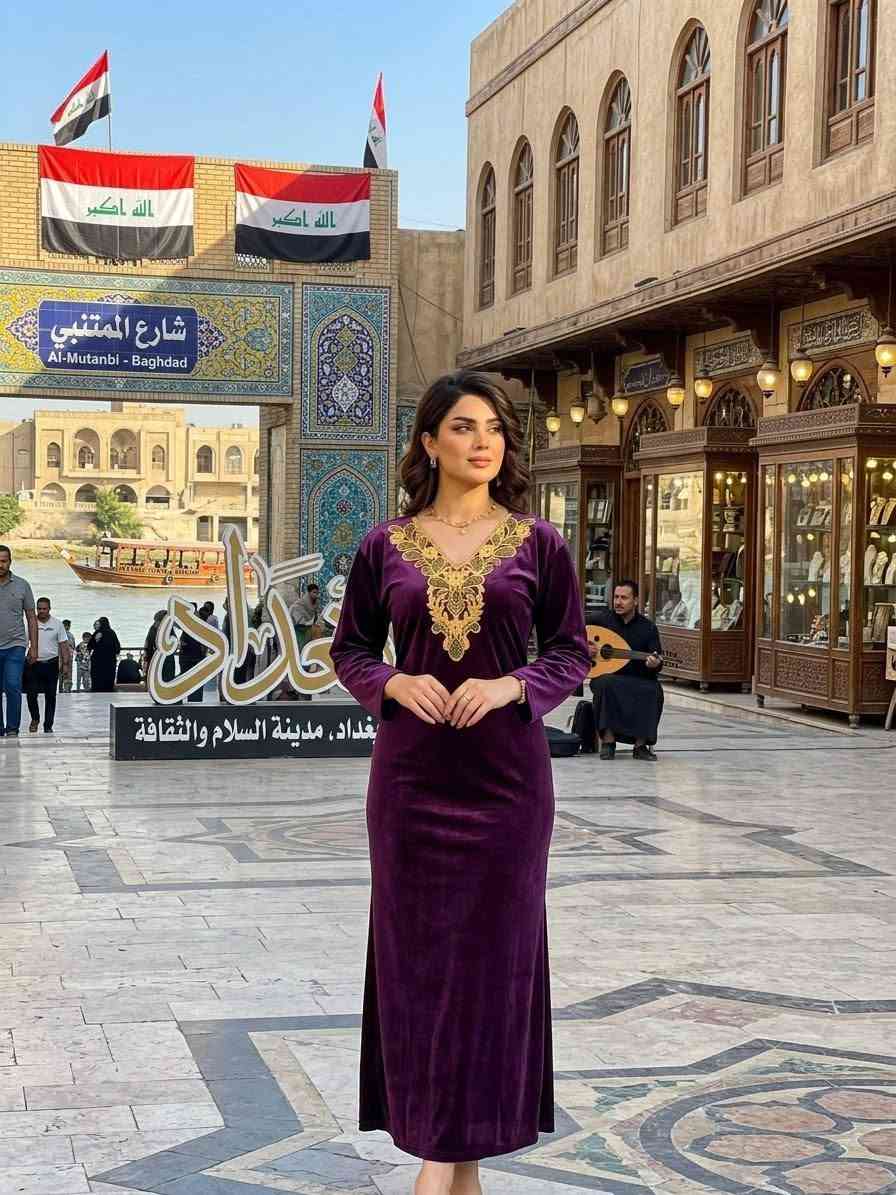 جملة ابو عبودي • دشداشة قديفة • ستراس ثقيل