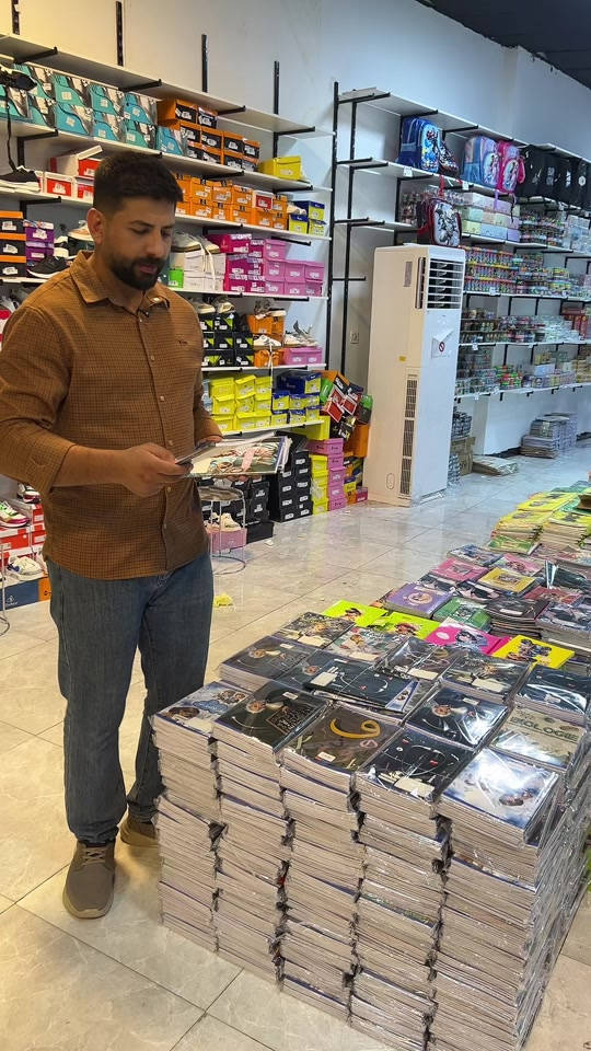 يبدأالدوام من الساعة ال8ونص صباحا لحد ال11 مساءًارقام الحجز  الرقم  *********** سعر التوصيل 🚚 بغداد5.000وكل المحافظات ب5.000 الف فقطالعنوان : بغداد الكريعات  مقابل حسينة للجوادين واتساب 🤌انتسكرام : https://www.instagram.com/alhadi__complex012?igsh=MWgybWRnb28xdnFkdg== فيس بوك : https://www.facebook.com/Alhadilibrary?mibextid=LQQJ4 #هاشتاق #عروض #تنزيلات #بلاش #لايك 
