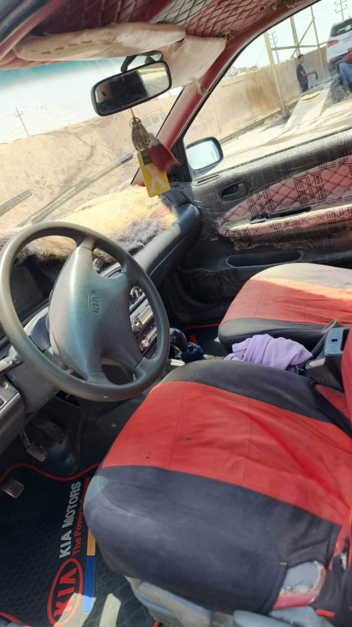 سلام عليكم كيا سيفا موديل 95 رقم واسط جديد انكليزي  سياره جهازه من كلاشي كير مكينه تبريد نقص بوري بس مكانه الديوانيه ***********
