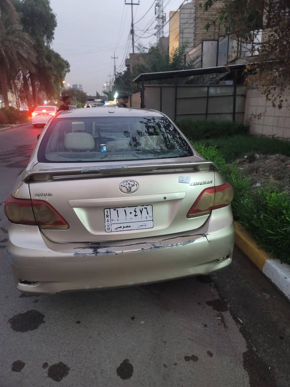كورولا ٢٠٠٩ • وارد امريكي • حادث قطعة واحدة