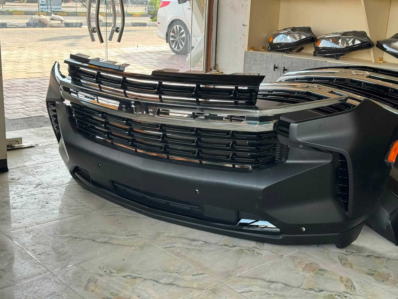 لايت تاهو ٢٠٢٤ 
السعر ١٧٥ الف 
دعاميه تاهو بريمير ٢٠٢٤ 
السعر ٣٧٥ الف 
🔱🔱🔱🔱🔱🔱🔱🔱🔱🔱
شركة الكاسر لادوات السيارات الامريكي 
          ( الحاج احمد العكايشي ) 
العنوان النجف / حي الامير ركن شارع الزهور مقابل الصناعي 
للاستفسار :- ***********-***********
