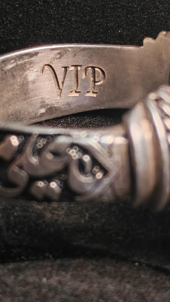 عقيق اسود صياغة عرفان vip نقش الحي يدوي فضة 990 ***********
