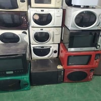 مايكرويف العدد ٣٢ قطعه أغلبها شغاله نوعيه ممتازه باله كوري ابيع فحم ال...