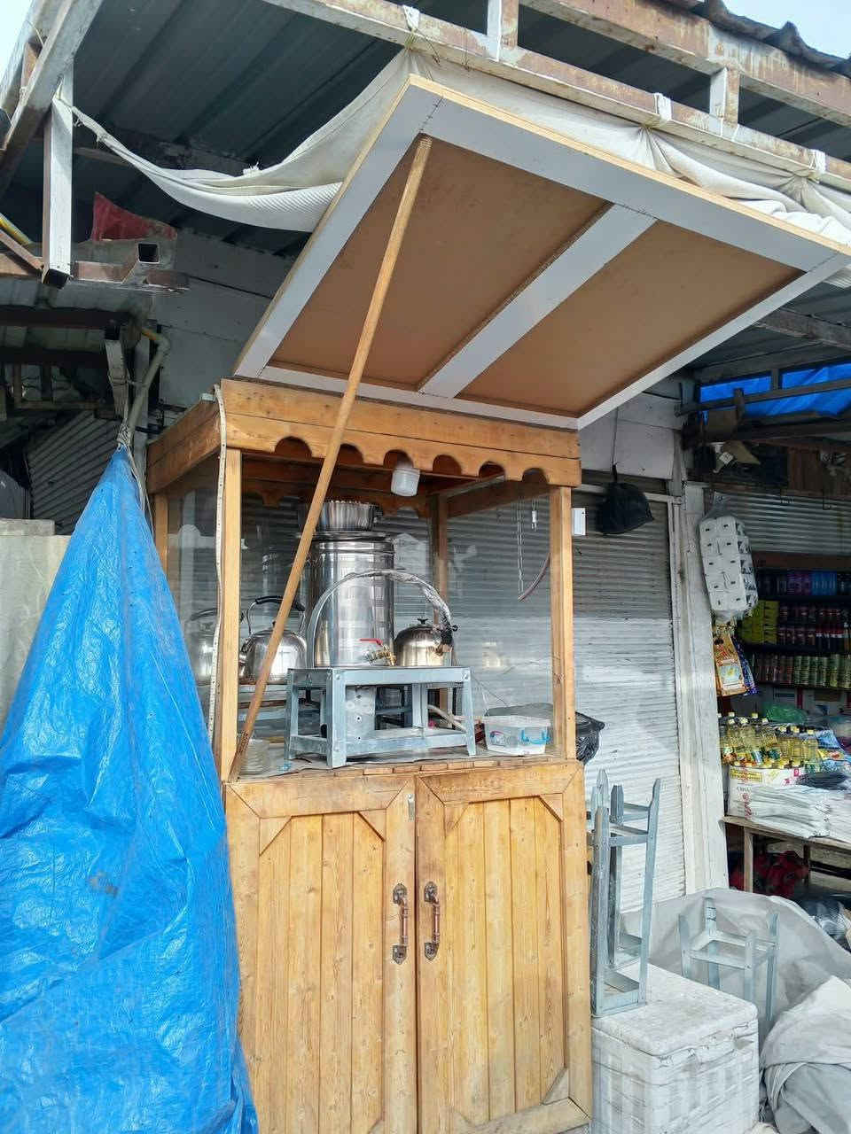 بسطيه خشب • مقاوم للرطوبه • سماور ستيل