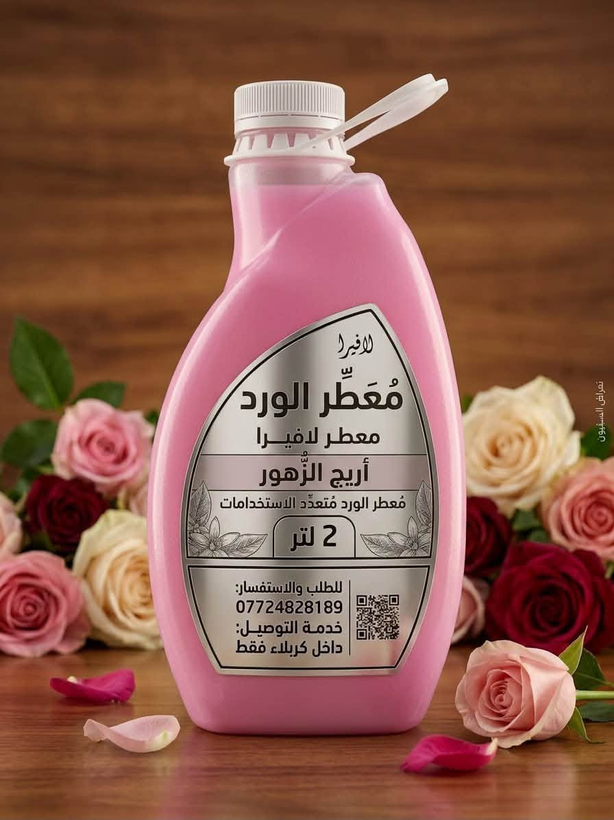 هلا بالطيبين 👋
وصلتنا دفعة جديدة من معطر لافيرا العام (حجم كبير 2 لتر) بـ 3 روائح تخبل وتطول بالبيت:

🌸 معطر الورد 

🍋 معطر الليمون

💧 معطر اللميس

شنو المميز عندنا؟

- حقك تفحص وتشم العطر وية المندوب قبل لا تدفع أي دينار!

- أسعارنا أنسب سعر بالمحافظة بحجم توفيري ممتاز.

🚚 التوصيل حصراً داخل كربلاء.

للحجز والطلب دز النا رسالة أو اتصل على الرقم:

📞 ***********
