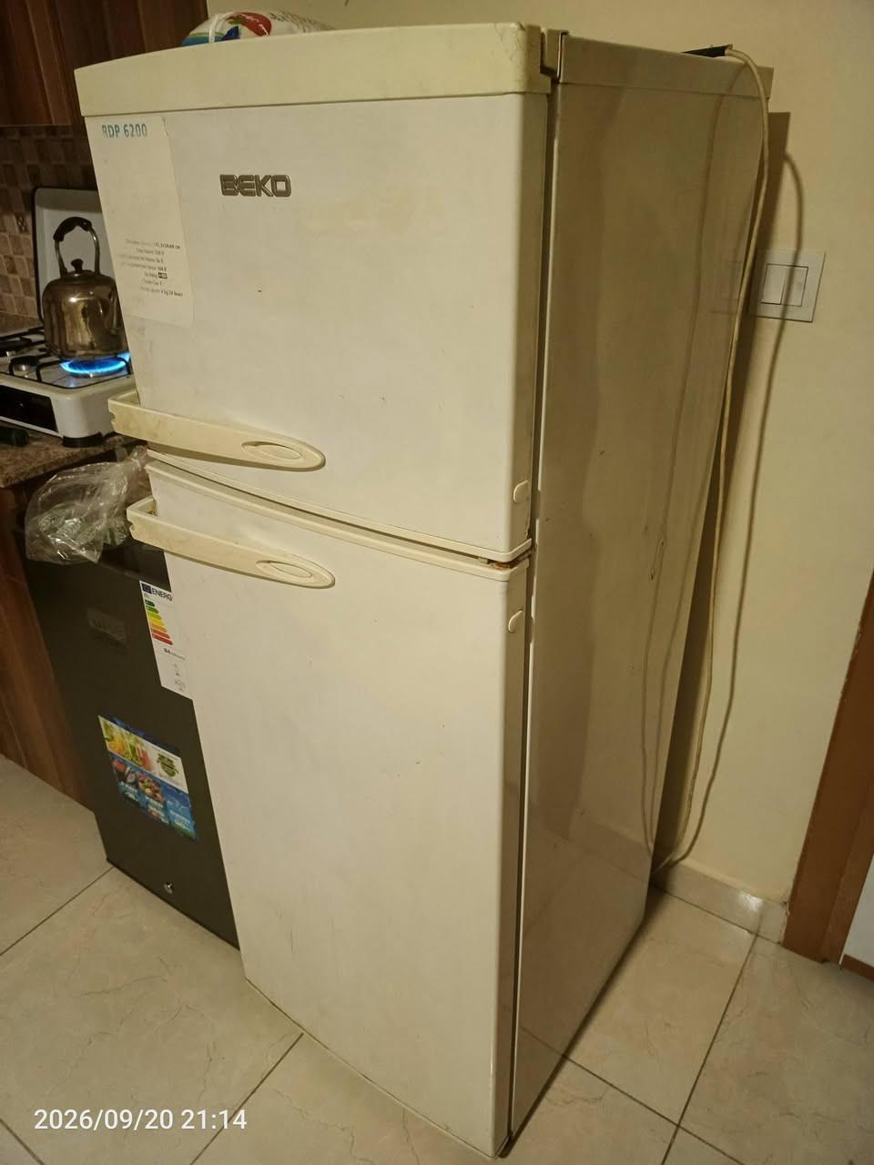 للبيع مستعمل
غسالة سامسونغ أوتوماتيك 8 كغ، وبراد بيكو 10 قدم. شغالين ما فيهم أي عطل.
مطلوب بالغسالة 150 ألف والبراد 100 ألف. السعر قابل للتفاوض.
التواصل على الواتساب ***********

نص مكتوب في الصور:
- 2026/09/20 21:12
- 2026/09/20 21:14
- 2026/09/20 21:13