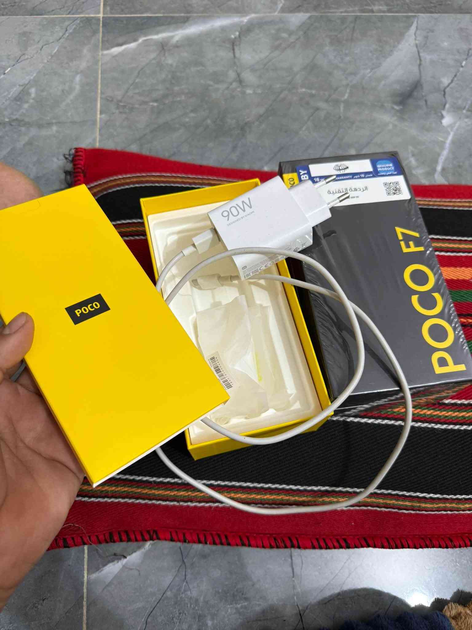 poco F7 //
بطارية 99  مشحون فقط 170 مرة 
بعدة جديد كلش ومكفول حتة من شخط 
ذاكرة 256 
رام 12+12
معالج سناب دراغون 8s Gen 4
الشاشة اموليد  حجمها 6.83  بتردد 120 هيرتز

بطارية 6500 
شحن سريع 90w 
صوت ستيريو قوي 
ببجي 120 فريم 
وبعد مواصفات هواي معروفة 

السعر////500 وبي مجال للشراي

***********
العنوان بابل / قضاء القاسم
