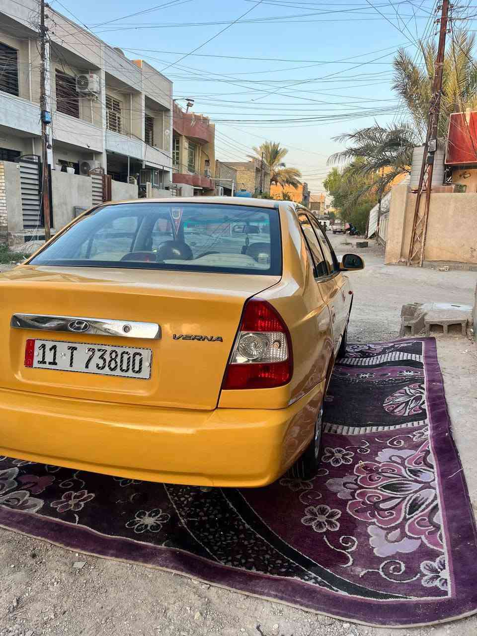 السلام عليكم ورحمة الله ❤️
فيرنا 2014 ما معيودة بلادية كدامكم كاملة ماشااء الله 
صدر تبريد كلة تمام 👍🏻
تخم تاير جديد  +دوشمة مابيهة نواقص ملاحضة السيارة مو الي اني مكلف يعني اتصل على رقم واتساب ***********
الرصيد ‏‪***********‬‏ السعر 65  وبيها مجال بسيط
