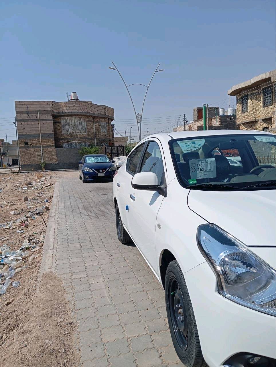نيسان صني موديل 2025 رقم اربيل هندي ام ا لبليته الزركه مكفول من الصبغ والضربه ماعدا بارد بالباب الخلفي فقط السعر ١٢٢وبيه مجال بسيط الاتصال على الرقم ***********