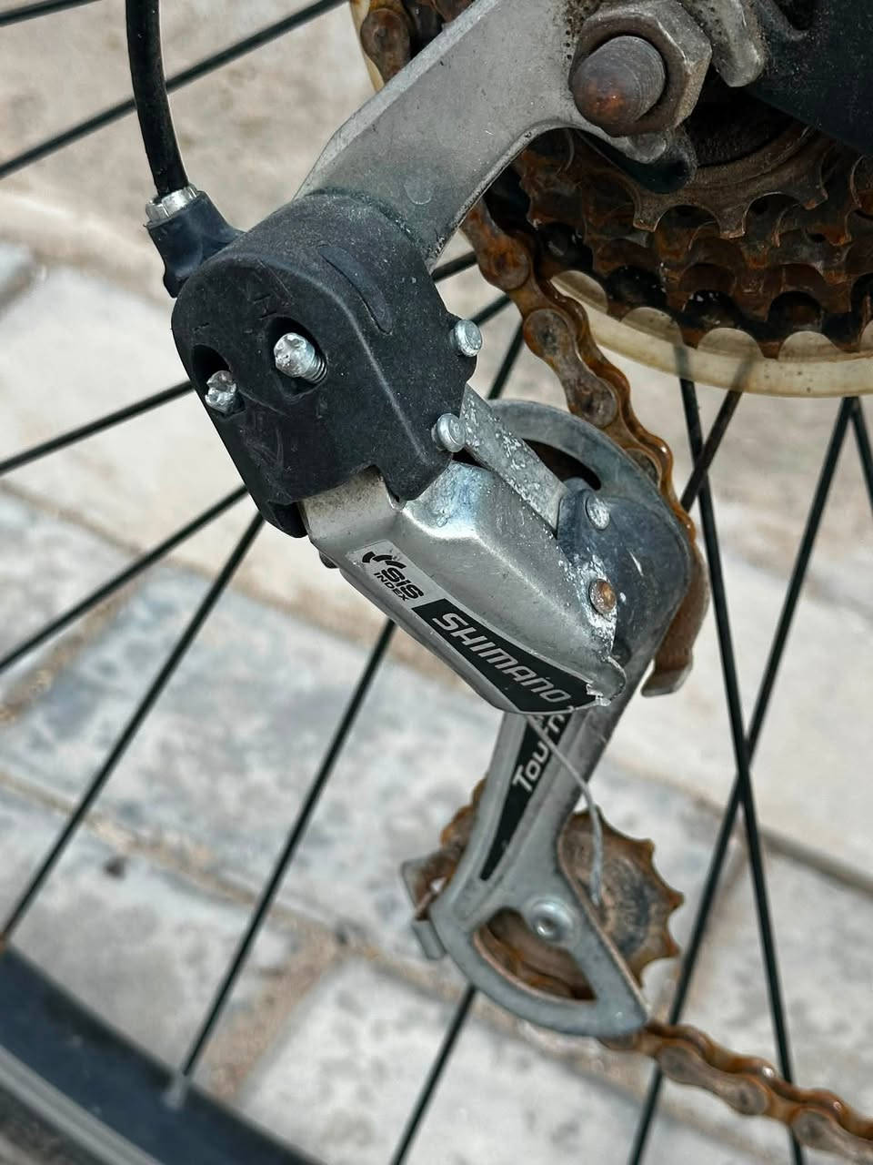 بايسكل c700 للبيع
ماركة كومفورس سبورت المنيوم بالكامل 
تايرات + جوب امامي خلفي جديد 
سستم بريكات امامي خلفي بحالة ممتازه
مكينه ٦ خلفي ١ امامي ماركة شيمانو 
ويل امامي خلفي المنيوم نضيف بالكامل 
وزن جدا خفيف و سريع كذلك 
ويا هديه سرج طبي + ستان موبايل 
السرج القديم موجود كذلك 
السعر ١٧٥ و بي مجال جدا قليل 
رقمي ***********
