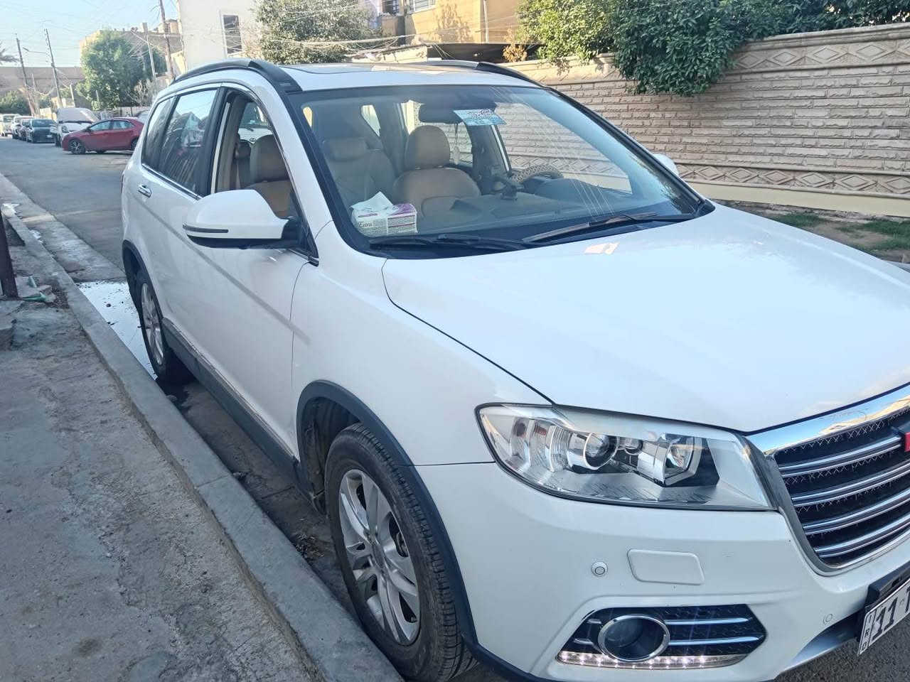 السلام عليكم هافال H6 موديل ٢٠١٦ ٥ راكب للبيع بدون مراوس كير ومحرك بلادي مالها مستبيشي ٢٤٠٠ صدر امامي خلفي نظيف جدا تبريد ثلج وتدفئه شغاله فتحه سقف طكتين كامره خلفيه و بالصفحه حساسات اماميه وخلفي تحكم استيرن جهتين زراكات لايت امامي اضوية ترحيب كشنات جلد كهربائيه منظومة بانزين وبلكات ادامه كامله دسك امامي جديد السعر 100 ورقه وبيها مجال قليل َماشيه ٩٦٠٠٠ كم
للاستفسار الاتصال على *********** بغداد, العراق
