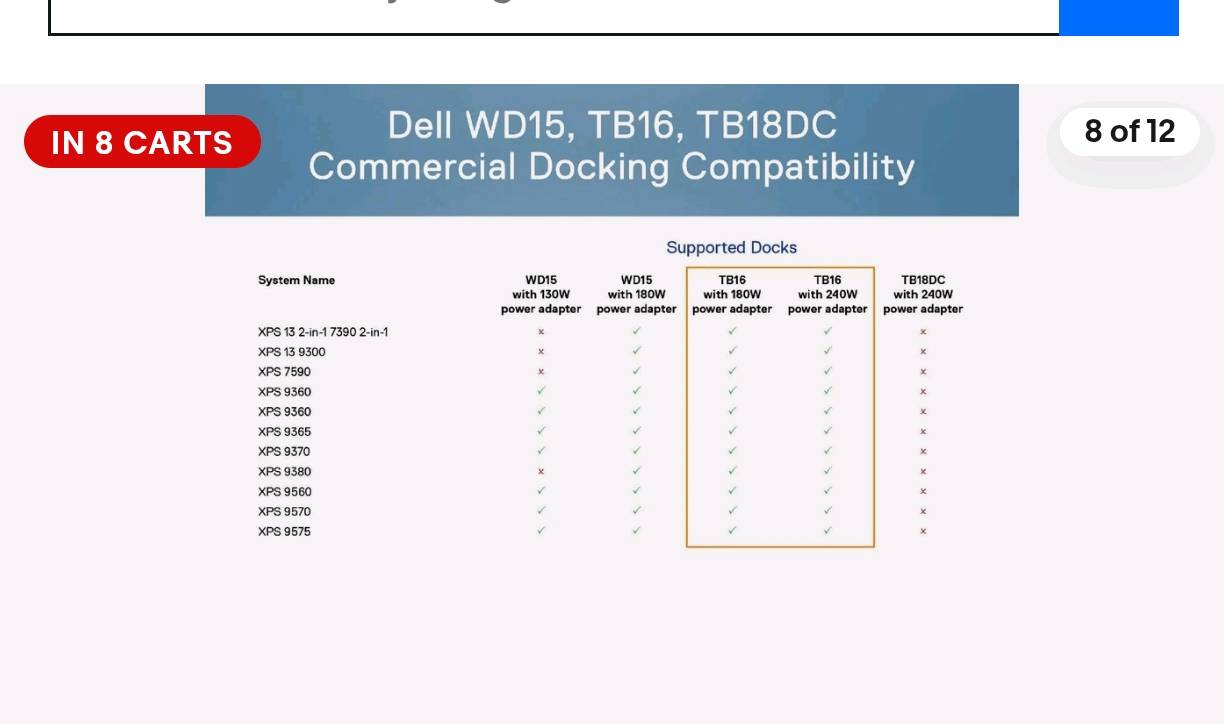 قاعدة توصيل DELL TB16 Thunderbolt جديدة في كمبيوتر مغلق مع محول طاقة بقوة 240 وات السلام عليكم شباب اخذت هاي ما اعرف شني طلعت لي بالباله اريد ابيعها ب 15 وبيها مجال راسلني على الواتساب فقط واذا انت تفيدك مال الحاسبه.هاي سعرها على الموقع الرسمي بس ما اعرف مال حاسبه شنو يستخدموها ما اعرف اللي تفيده خليه يراسلني***********