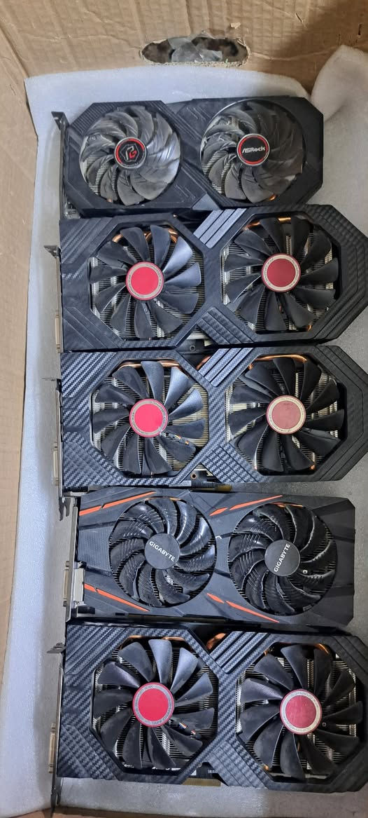 كروت شاشة عاطلة

نوعية rx 580  8gb

الكمية ٣٤ كرت

بغداد -لايوجد توصيل

رقمي ***********
