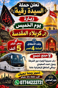 كربلاء المقدسة • زيارة الخميس • انطلاق ٤ العصر