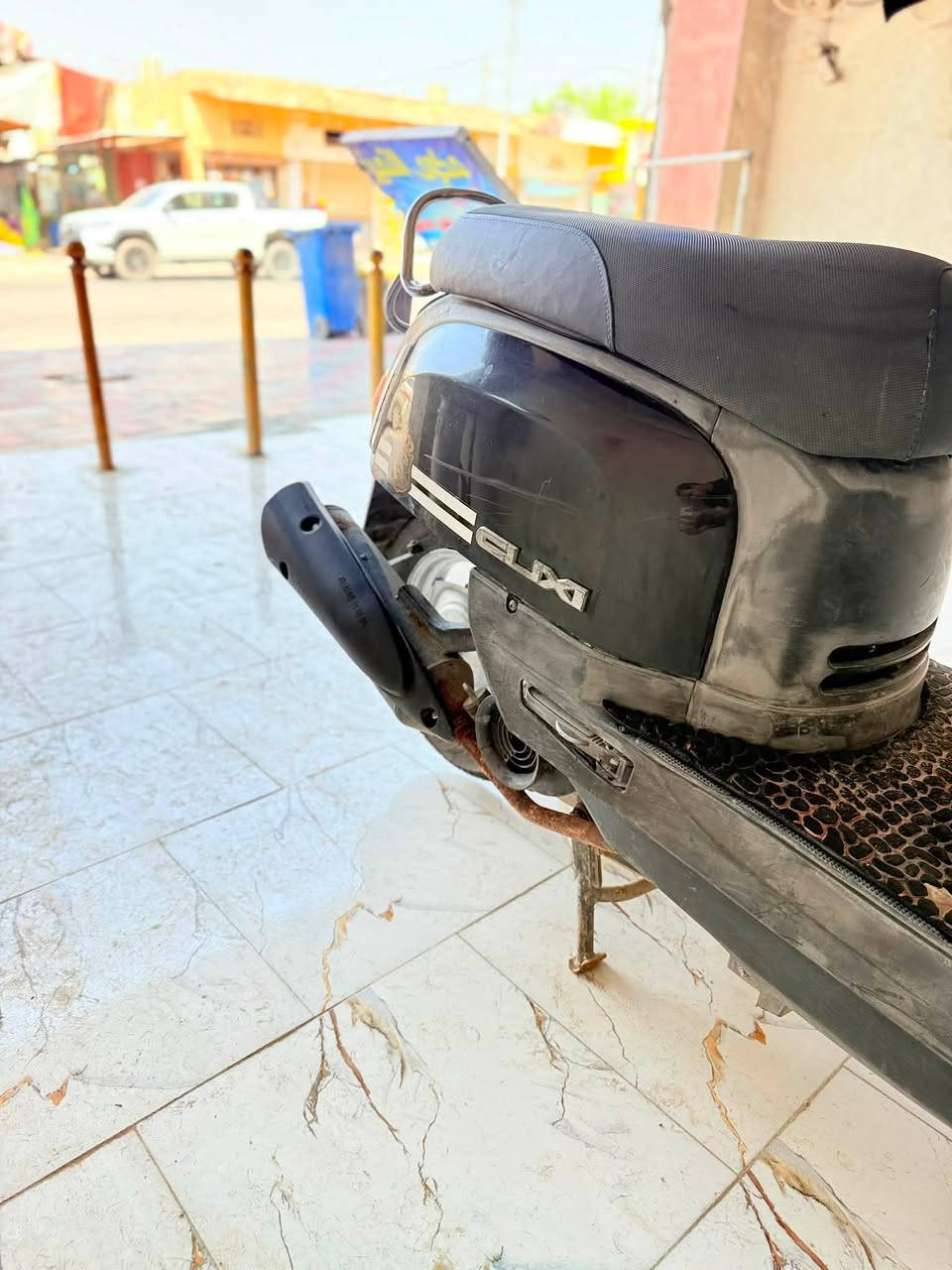 السلام عليكم
◾️ماكس بوليس
◾️مديل8
◾️مكفوله وكلش نظيفة
◾️سلف رياضي تايرات جدد كفرات ختم واحد 
◾️مكينة ممفتوحة بلاد
◾️العنوان كربلا/ ***********
السعر/775 وبيها مجال بسيط
